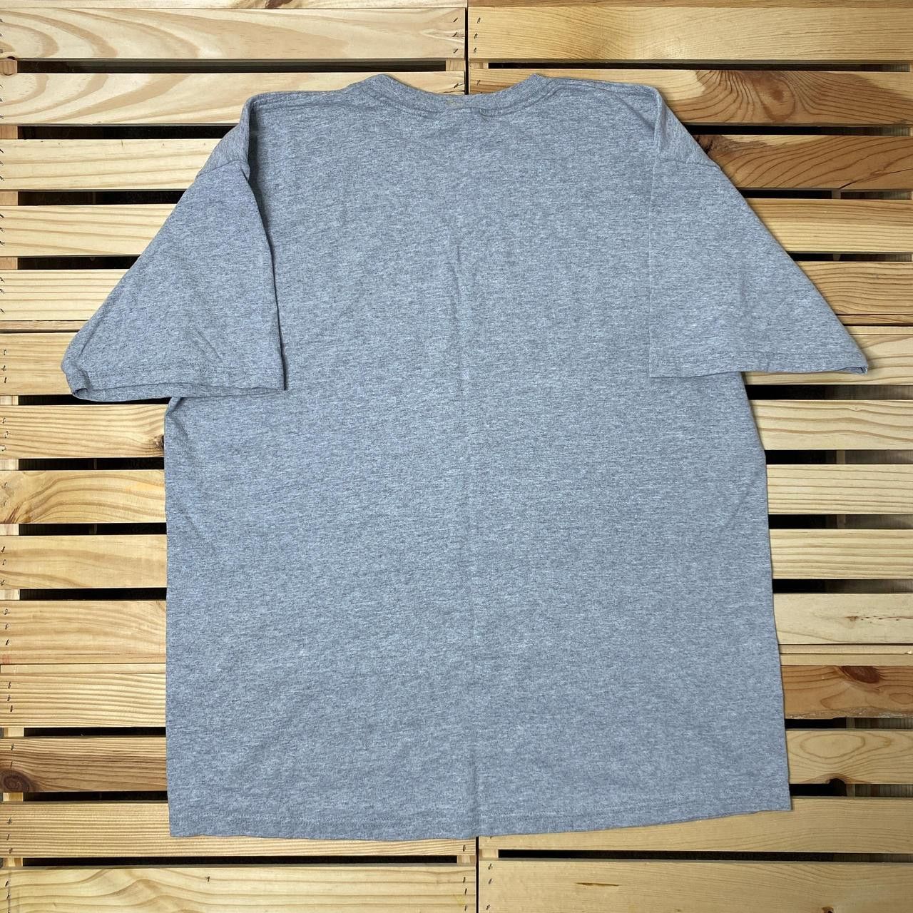 Nike Vintage Nike Center Check Gray Tee Size Large Size US L / EU 52-54 / 3 - 2 Thumbnail