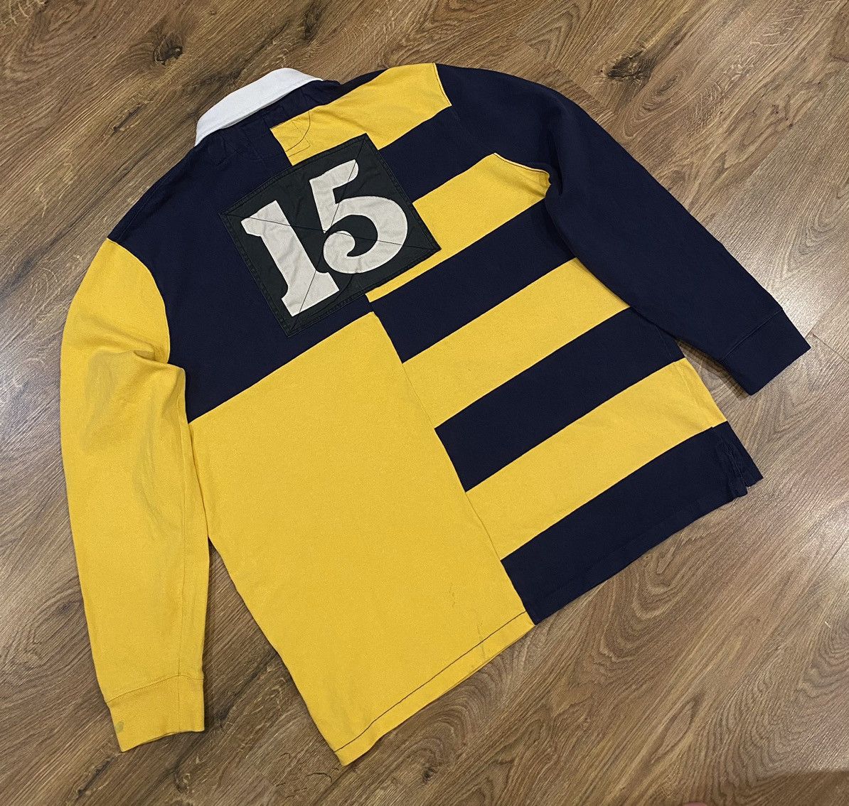 Polo Ralph Lauren Polo Ralph Lauren Polo Bear Rugby L/S x Vintage x Streetwear Size US XL / EU 56 / 4 - 3 Thumbnail