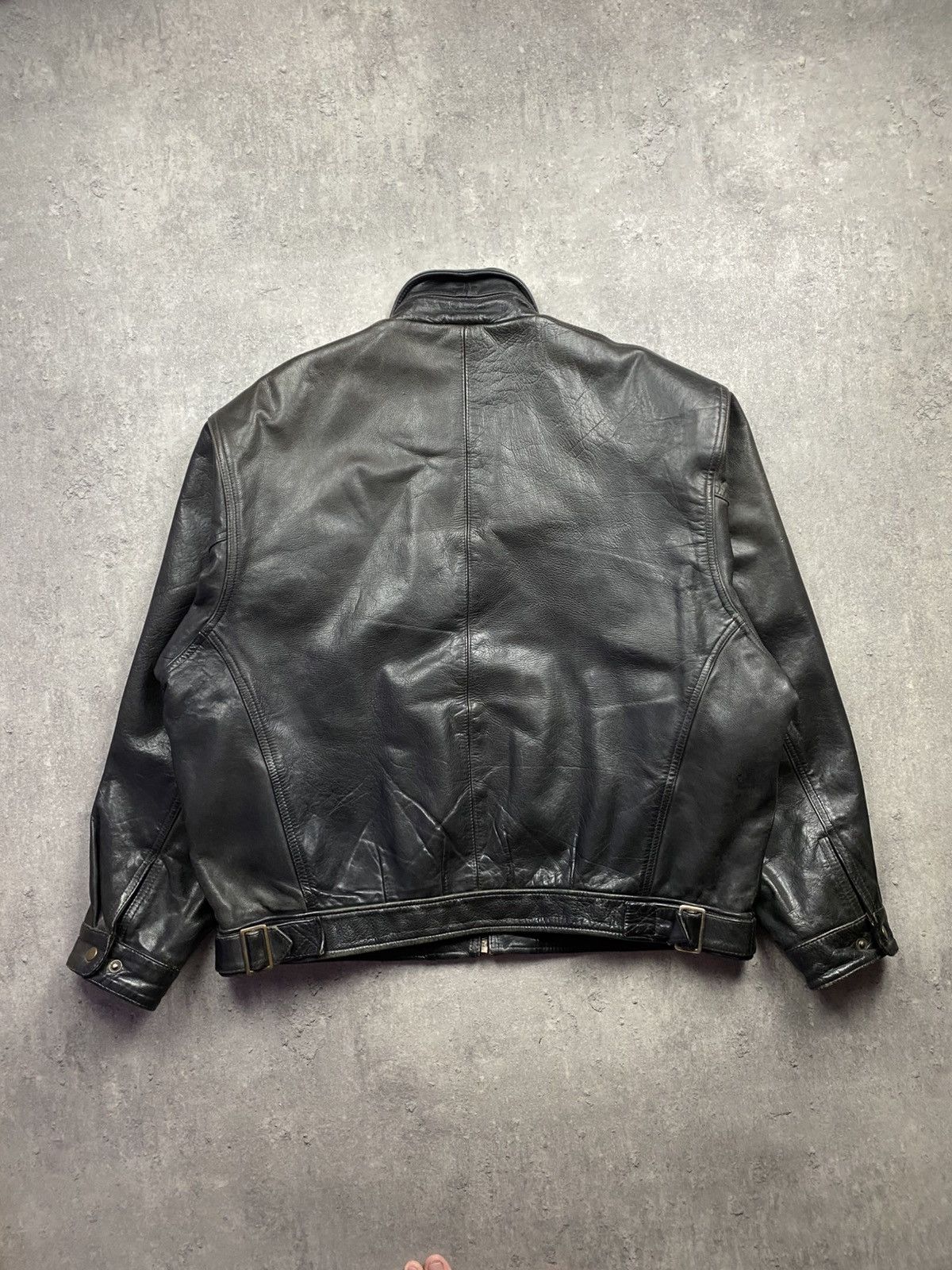 Japanese Brand Leather jacket AM-1 military streetwear vintage USA army y2k Size US XXL / EU 58 / 5 - 11 Thumbnail