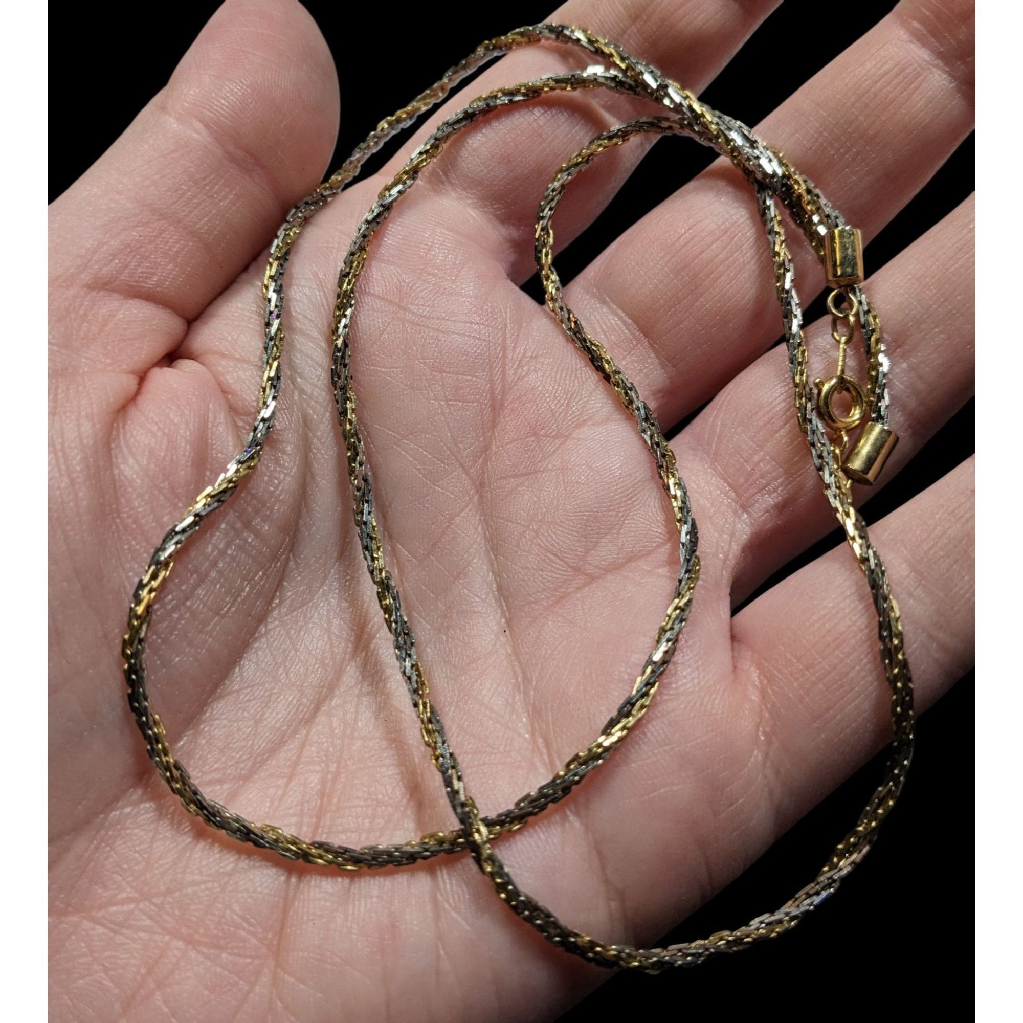 Other Gold & Silver Tone Twist Rope Chain Necklace Size ONE SIZE - 5 Thumbnail
