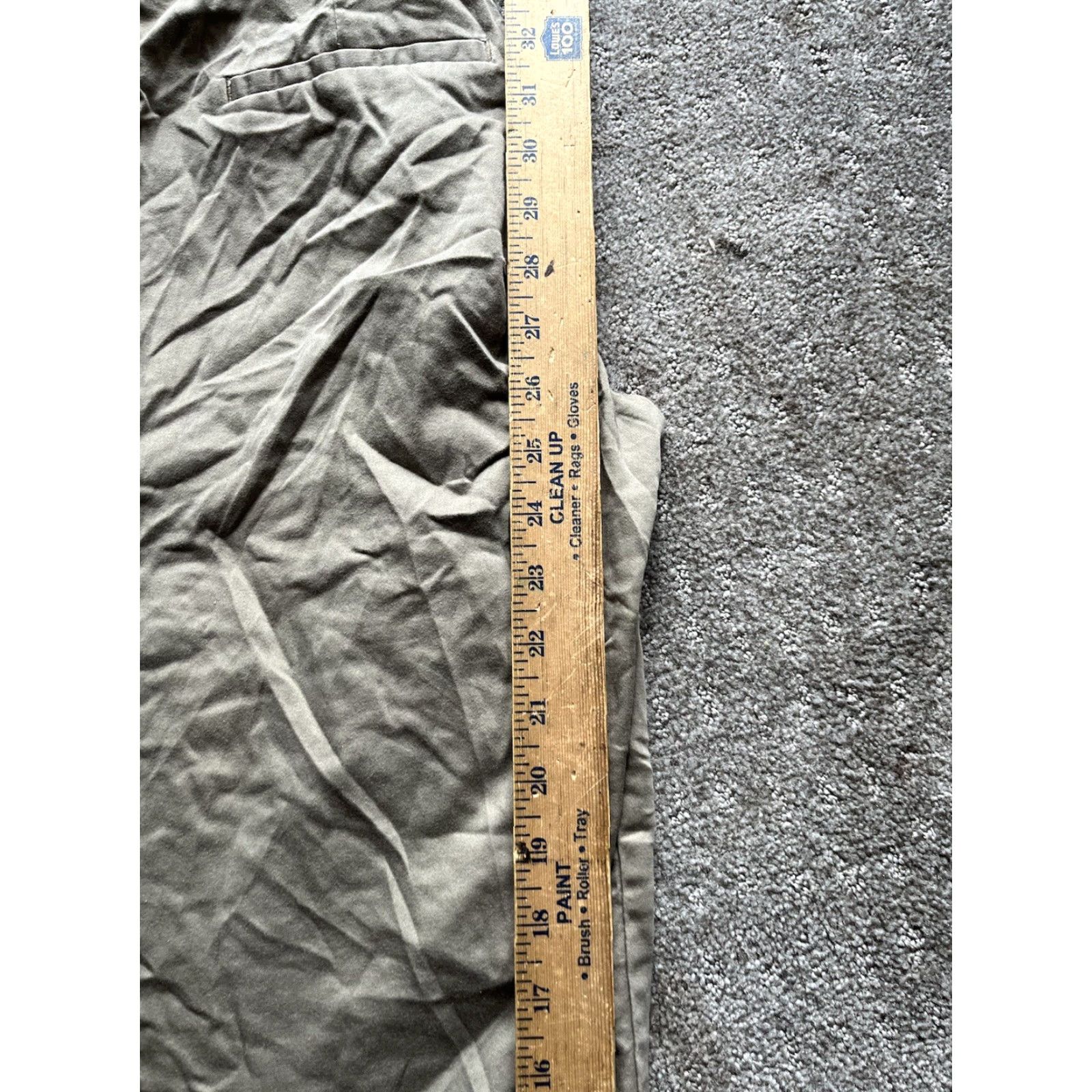 H&M H&M Dress Pants Women Size 4 Beige Pull on Flat Front Ankle Zip Regular Womens Size 27" / US 4 / IT 40 - 6 Thumbnail