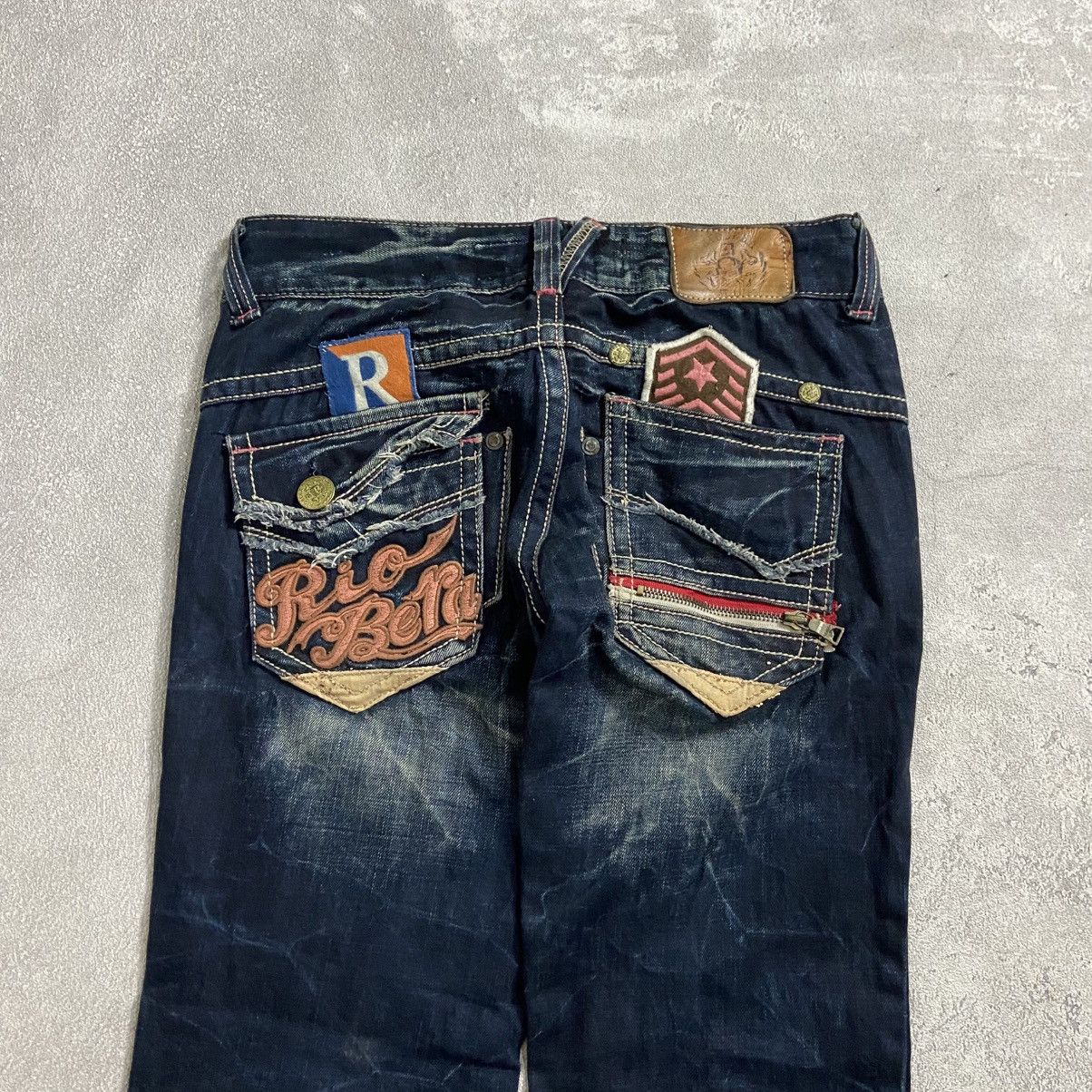 Tornado Mart RioBerra Japan Flare Jean Size US 26 / EU 42 - 6 Thumbnail