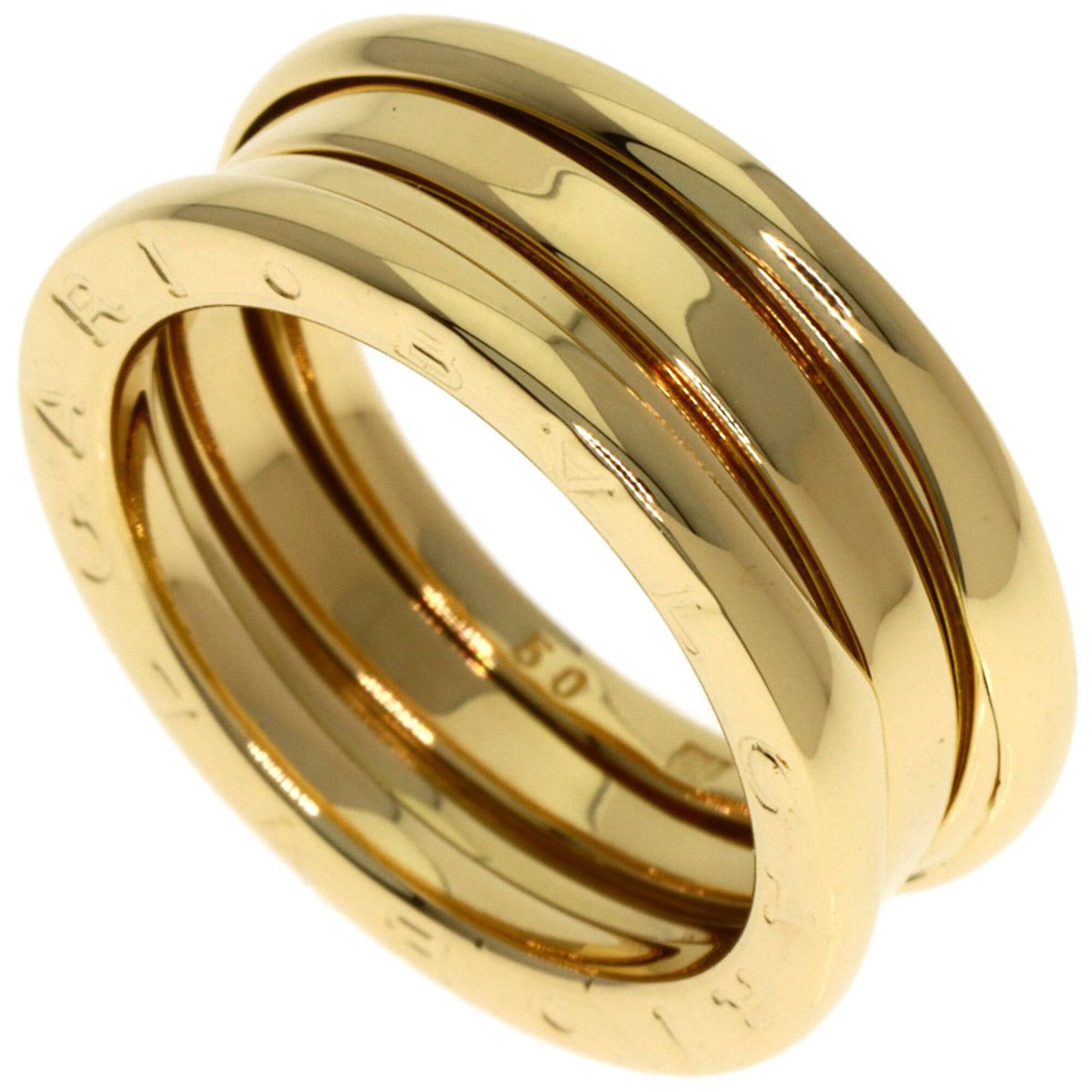 Bvlgari Bulgari B-zero1 2-band ring #50, 18K yellow gold, women's BVLGARI Size ONE SIZE - 1 Thumbnail