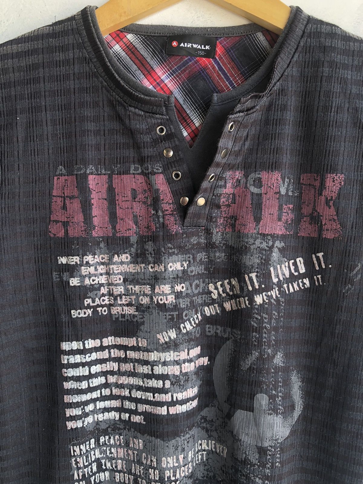If Six Was Nine Studded Poem Double Layer Airwalk Rock Punk Style Size US M / EU 48-50 / 2 - 4 Thumbnail