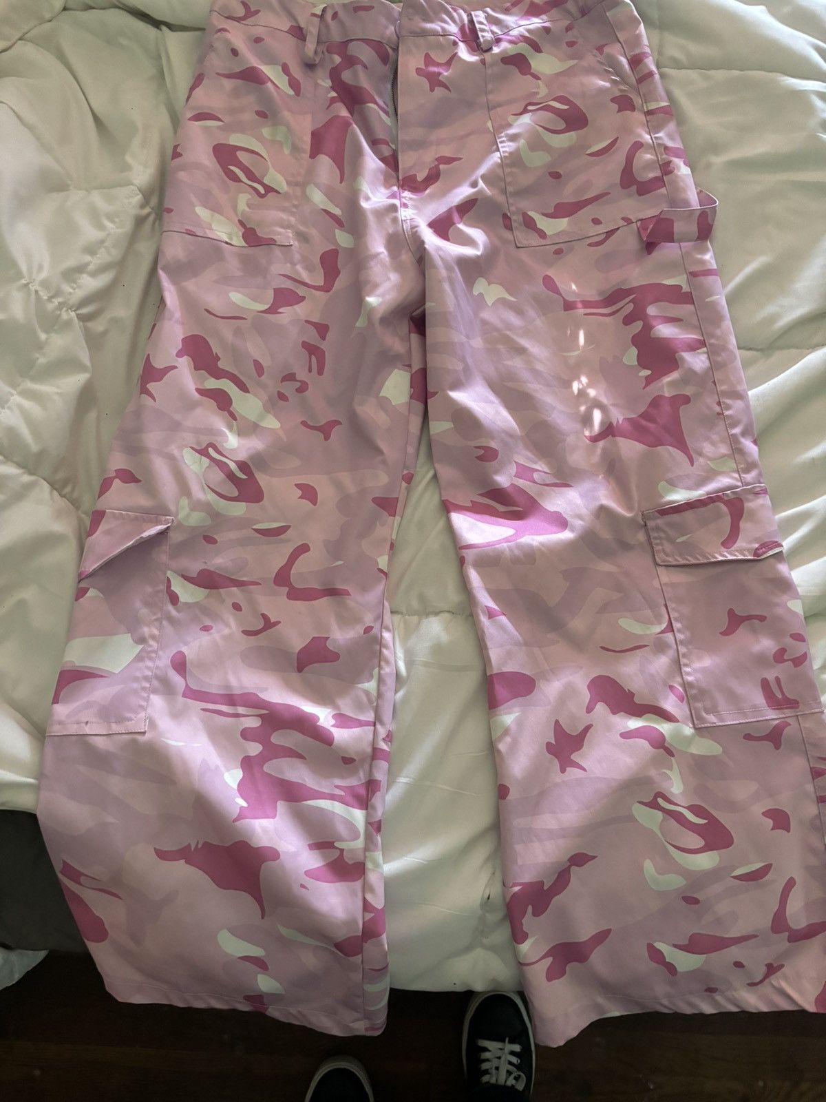 Other Pink Cargo Pants Size XLARGE Size 36" / US 14 / IT 50 - 1 Thumbnail