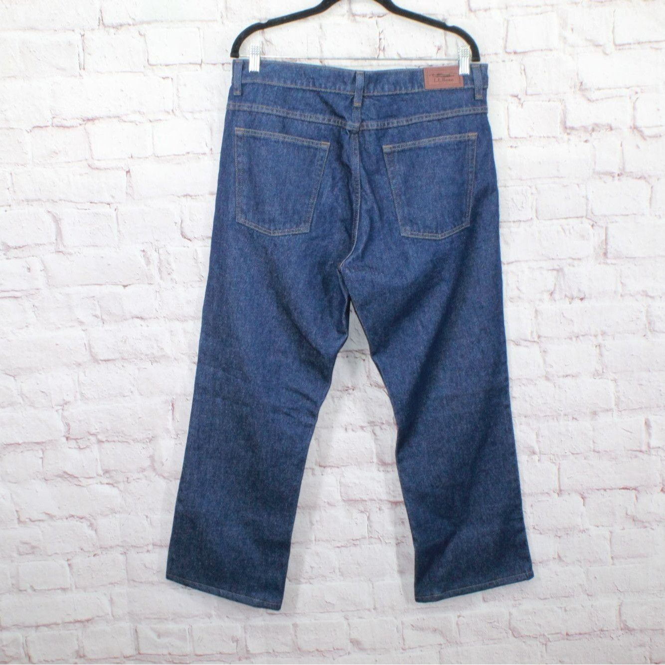 L.L. Bean LL Bean Men's Double L Jeans Standard Fit Straight Leg Size US 33 - 6 Thumbnail