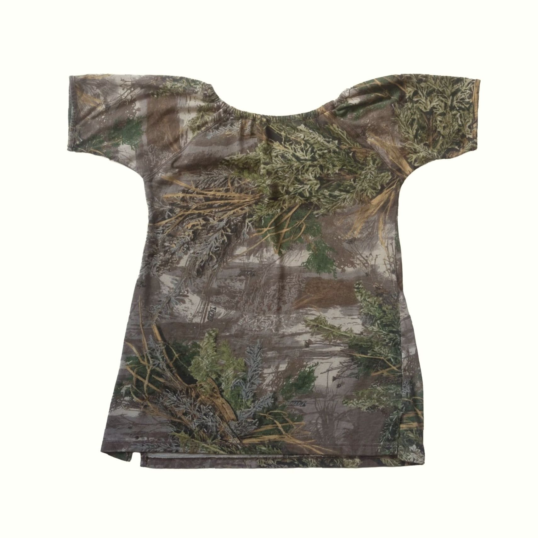 Realtree VINTAGE REALTREE OUTDOOR GIRL VTG Y2K RETRO TIE LACE CAMO ALL OVER PRINT CUTE TOP HUNTING SZ L WOMEN T-SHIRT Size L / US 10 / IT 46 - 3 Thumbnail