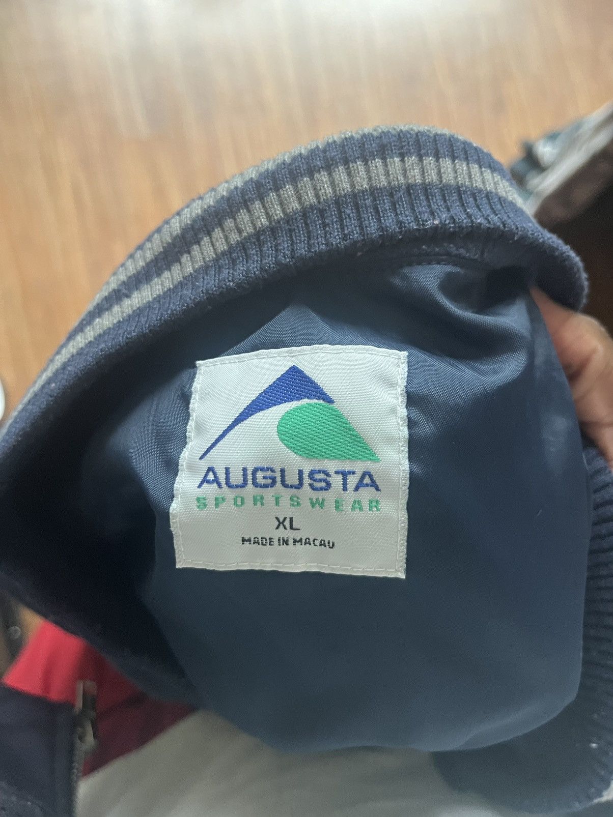 Augusta Sportswear Navy and grey Augusta Sportswear bomber jacket - Size XL Size US XL / EU 56 / 4 - 3 Thumbnail