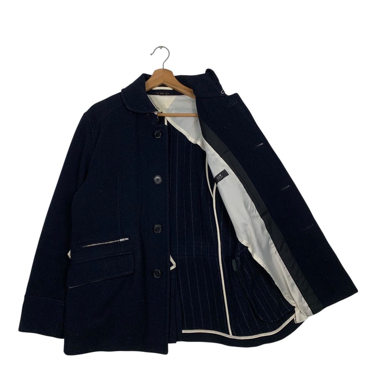 Japanese Brand Japanese Brand 23hours Homme Wool Jacket Size US S / EU 44-46 / 1 - 9 Thumbnail