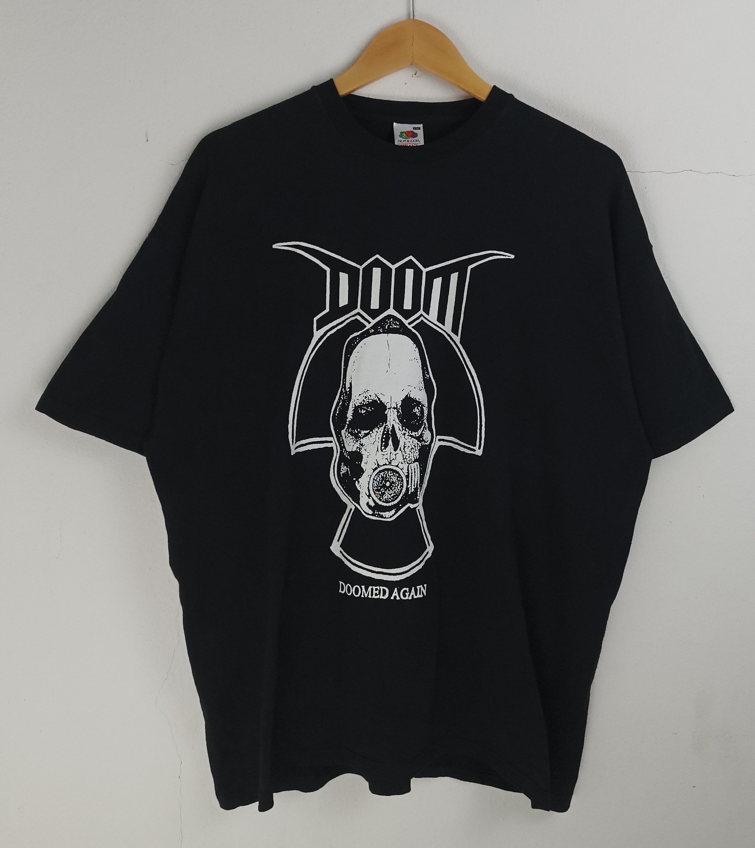 Band Tees VINTAGE DOOM DOOMED AGAIN HARDCORE PUNK TEE amebix nausea Size US XL / EU 56 / 4 - 3 Thumbnail