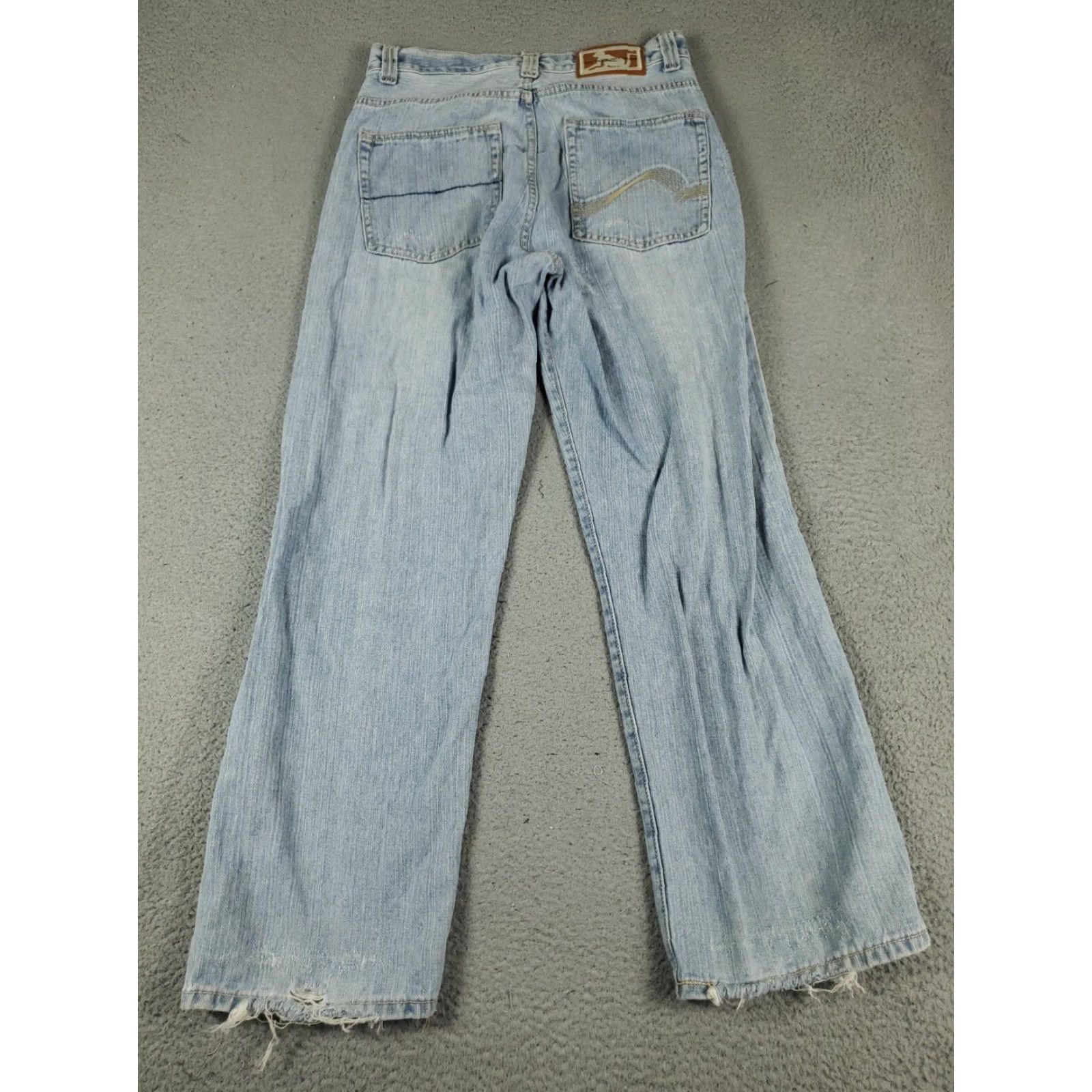 Denime Drunknmunky Jeans Mens 32x30 Blue Relaxed Fit Denim Pants Size US 32 / EU 48 - 6 Thumbnail