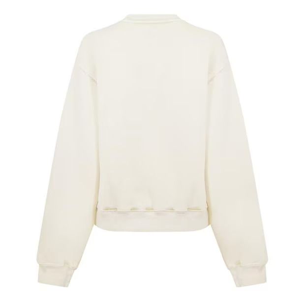 Alexander Wang o1g2r1mq0824 Terry Puff Paint Sweater in Cream Size XS / US 0-2 / IT 36-38 - 2 Thumbnail
