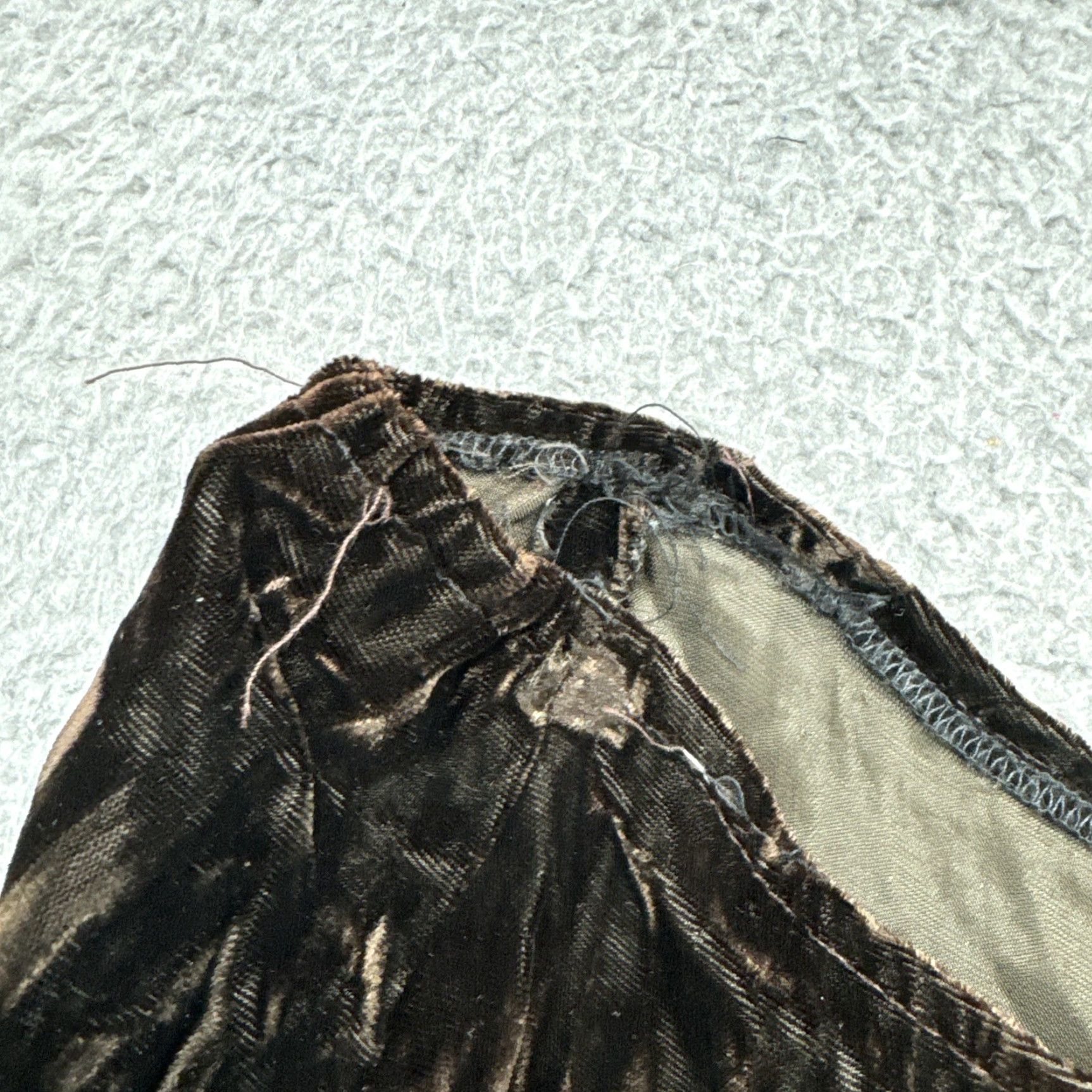 Vintage VINTAGE RanchWear Skirt Women S Brown Velour Velvet Pleated A-Line Long USA Mens? No, Women. Size 28" / US 6 / IT 42 - 3 Thumbnail