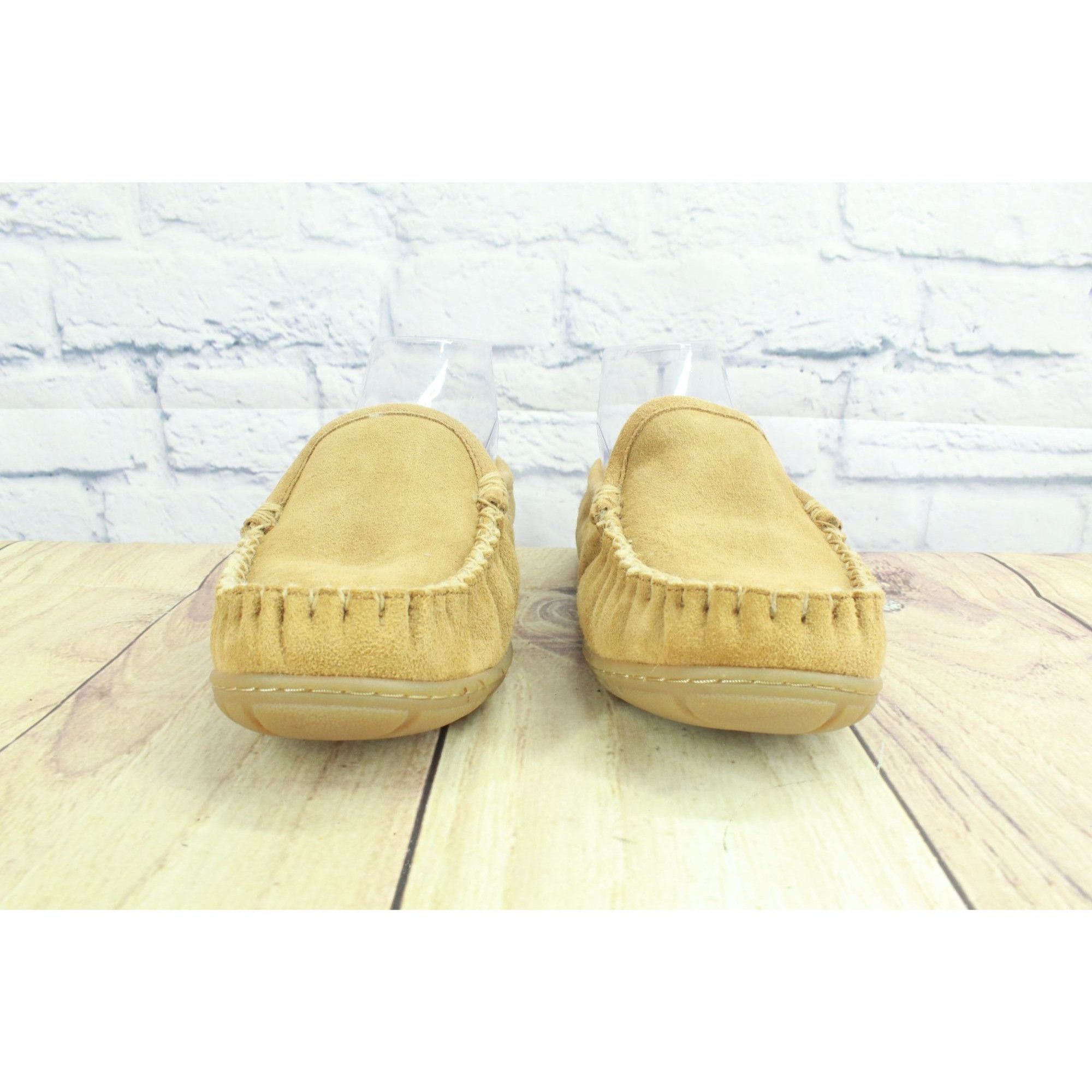 L.L. Bean LL Bean Wicked Good Shearling Moccasin Slippers Size US 5 / IT 35 - 4 Thumbnail