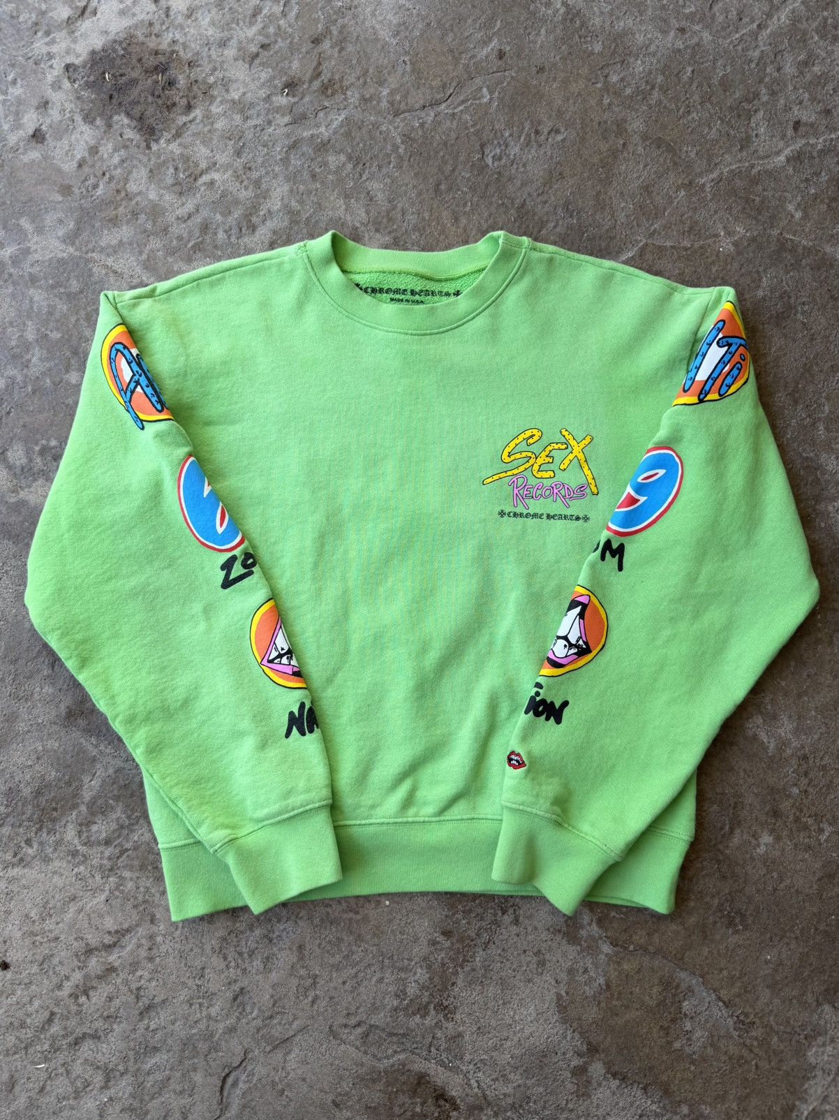 CH Sex Records / Matty Boy Crewneck Sweater (Citrus)
