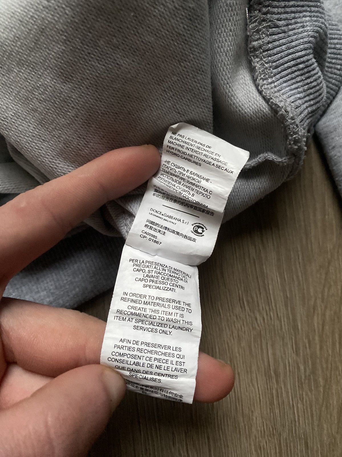 Dolce & Gabbana Dolce & Gabanna Sweatshirt Center Logo Size US M / EU 48-50 / 2 - 6 Thumbnail