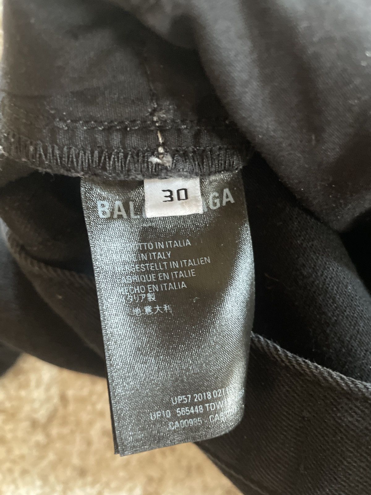 Balenciaga Balenciaga black denim Size US 30 / EU 46 - 8 Thumbnail