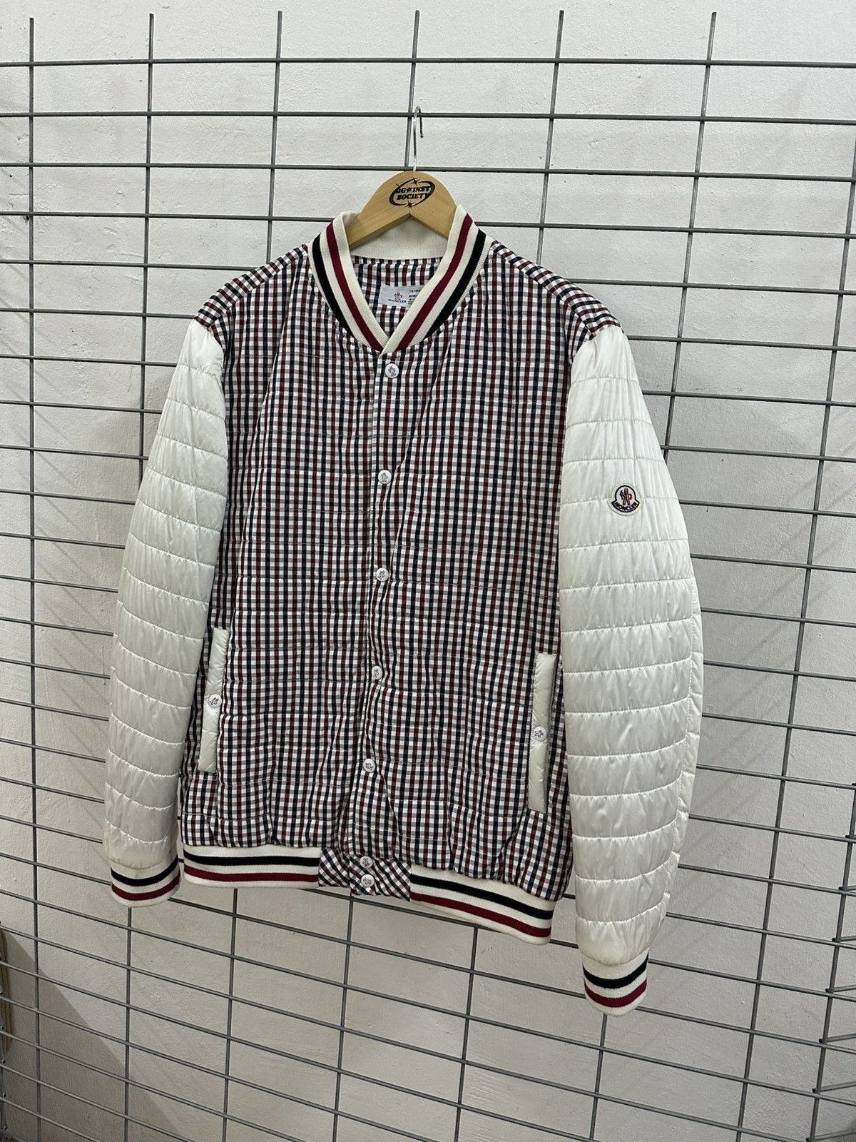 Other Parody Moncler Gingham Bomber Jacket Size US M / EU 48-50 / 2 - 3 Thumbnail