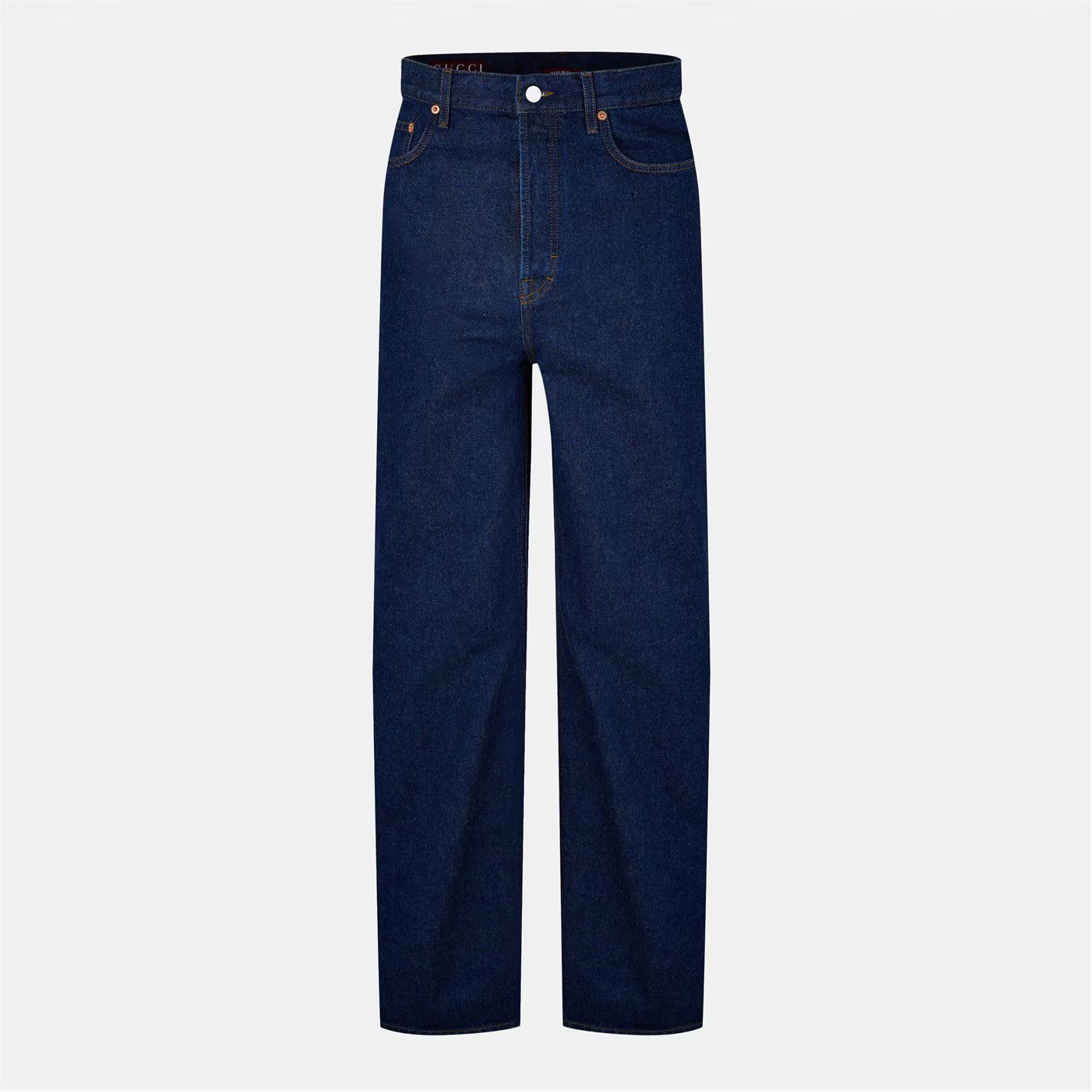 Gucci o1g2r1mq0426 Baggy Jeans in Blue Size US 34 / EU 50 - 1 Thumbnail