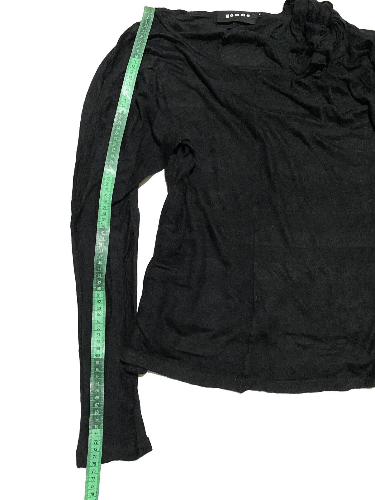 Yohji Yamamoto GOMME MAKI HIROSHIGE BY YOHJI YAMAMOTO ASYMMETRICAL SHIRT Size US M / EU 48-50 / 2 - 8 Thumbnail