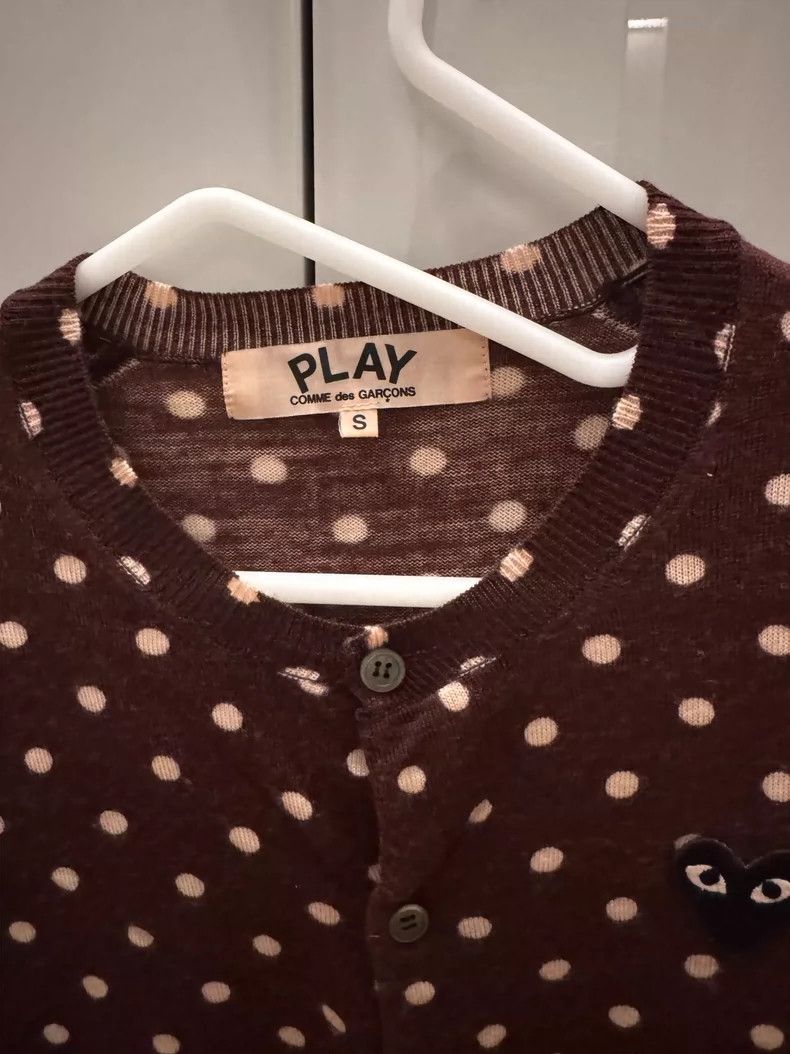 Comme des Garcons Comme Des Garcons Polka dot wool cardigan 2505-Nextarrow Size S / US 4 / IT 40 - 2 Thumbnail