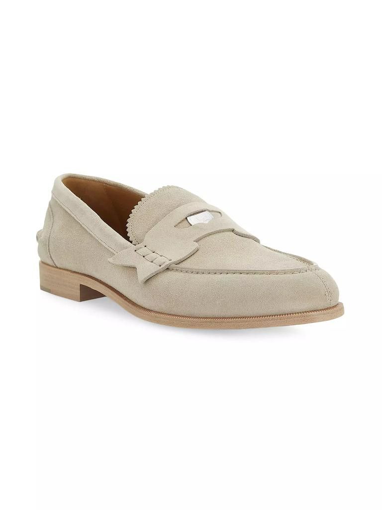 Christian Louboutin os11x0125 Crosta Loafers in Beige Size US 12 / EU 45 - 2 Thumbnail