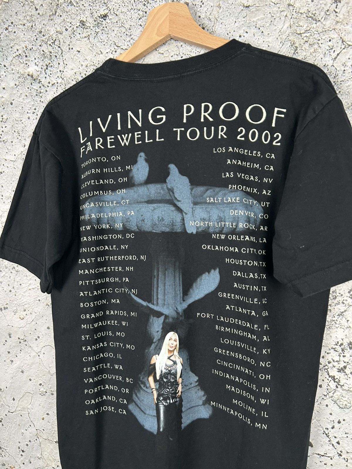 Band Tees Vintage Cher Living Proof 2002 Tour Band Tee Graphic Rare Size US M / EU 48-50 / 2 - 5 Thumbnail