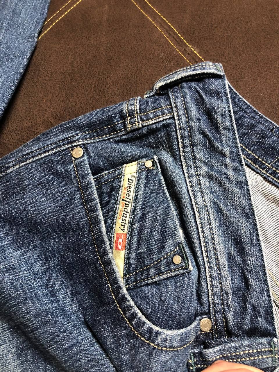 Diesel Diesel Larkee Regular Straight Button Fly Short Jeans Mens Size US 36 / EU 52 - 11 Thumbnail