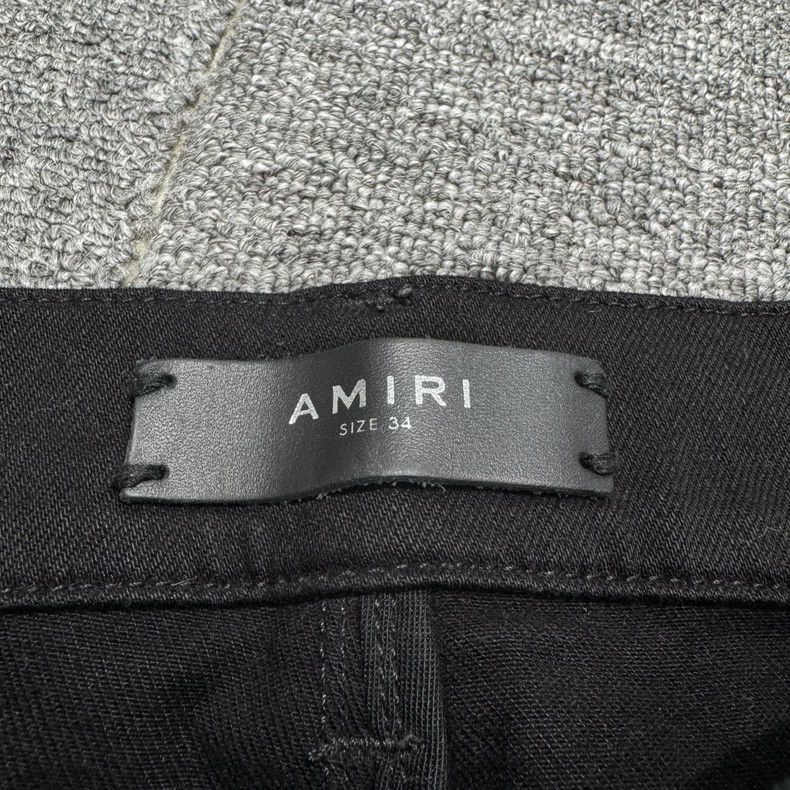 Amiri Amiri Black Hole Distressed Jeans Size US 34 / EU 50 - 2 Thumbnail