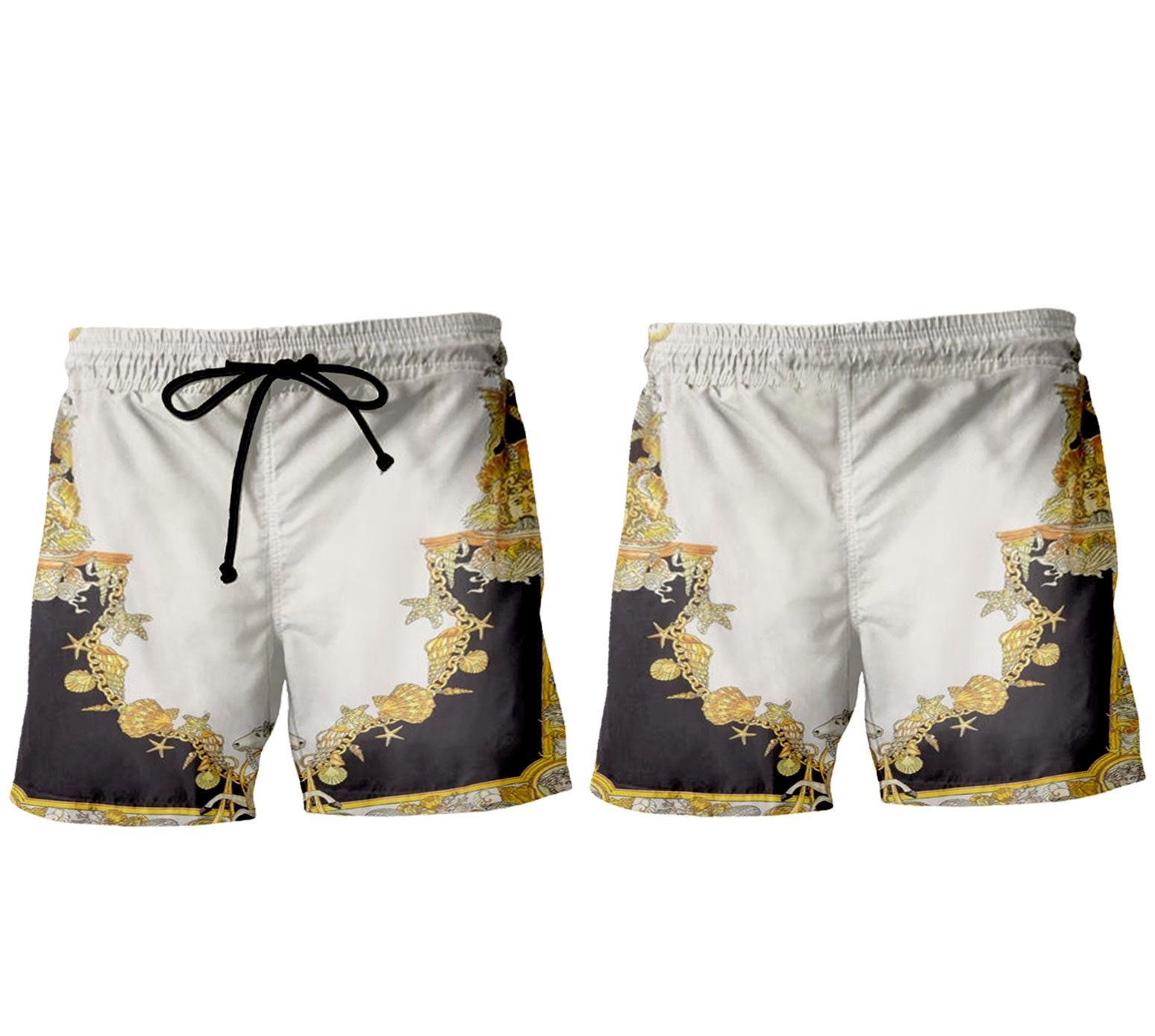 Designer Coral Theatre Shorts – Men’s Summer Essential Size US 35 - 3 Thumbnail