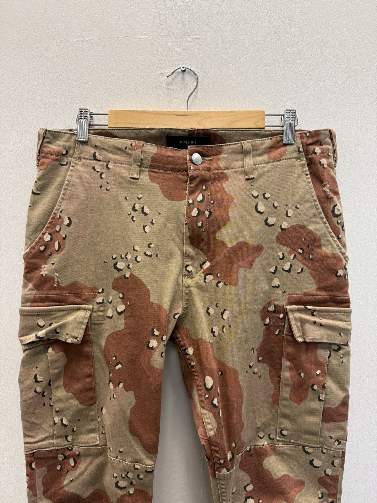 Amiri AMIRI STACK DESERT CAMO CARGO PANTS Size US 32 / EU 48 - 3 Thumbnail