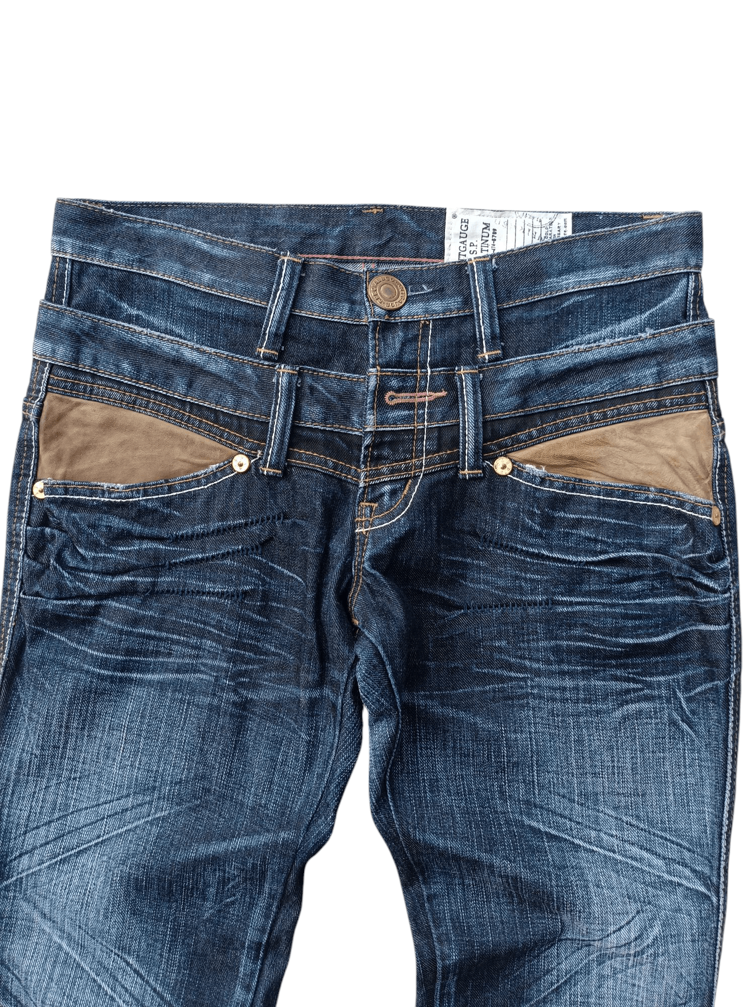 Japanese Brand Antgauge SP Platinium Double Waisted Denim E236 Size US 31 - 5 Thumbnail