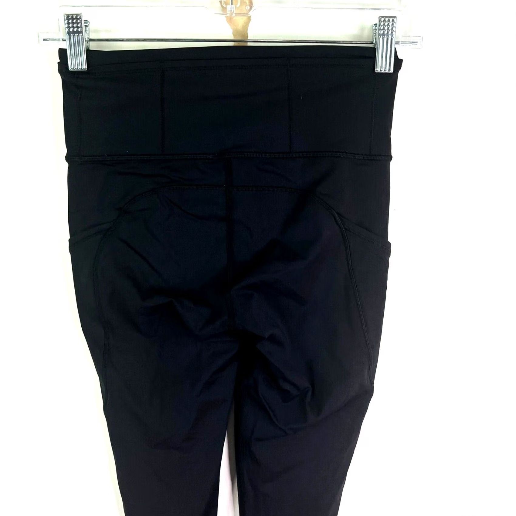 Lululemon Lululemon Pocketed Leggings Womens Size 4 Black 24X20 Size 27" / US 4 / IT 40 - 3 Thumbnail