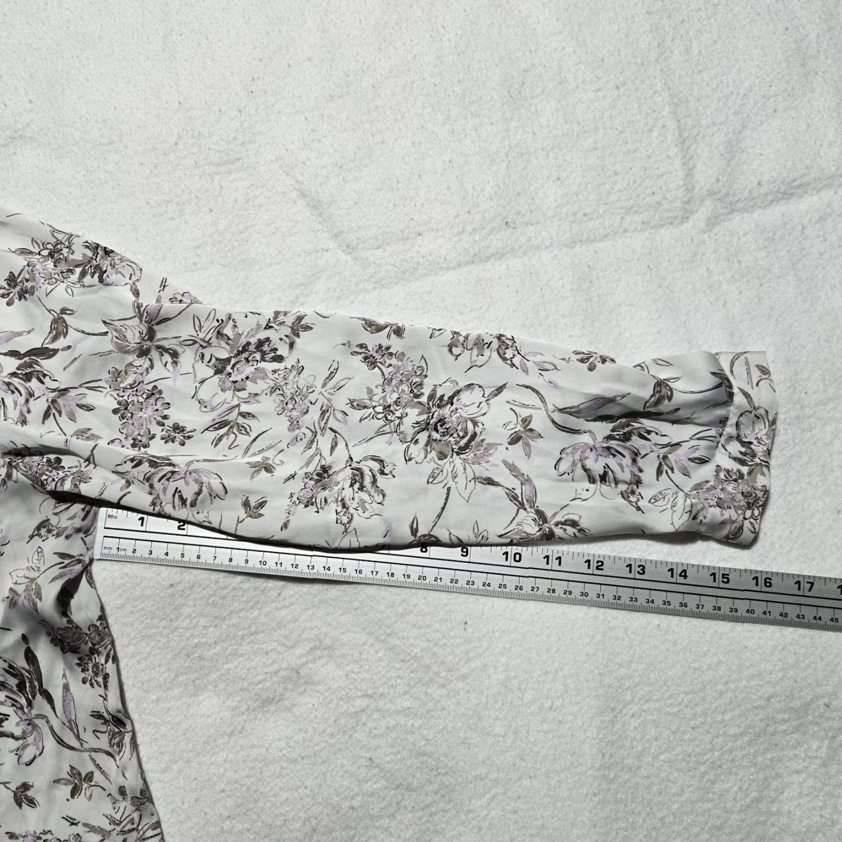 Vintage Jaclyn Smith Shirt Button Floral White Women's Plus Size 24W Size 4XL / US 24-26 - 6 Thumbnail