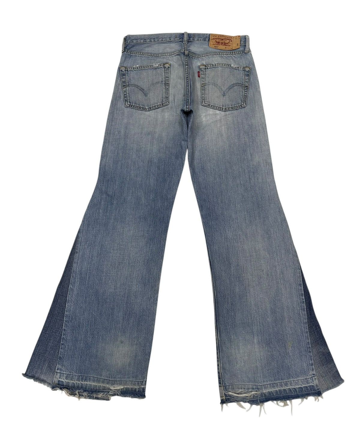 Levi's × Undercover Levis 501 NO MASS PROD Hagi Super Flared Jeans Distressed Size US 30 / EU 46 - 9 Thumbnail
