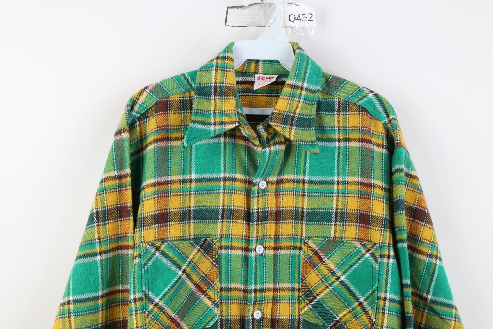 Vintage Vintage 60s 70s Big Mac Collared Button Shirt Plaid USA Size US M / EU 48-50 / 2 - 2 Thumbnail