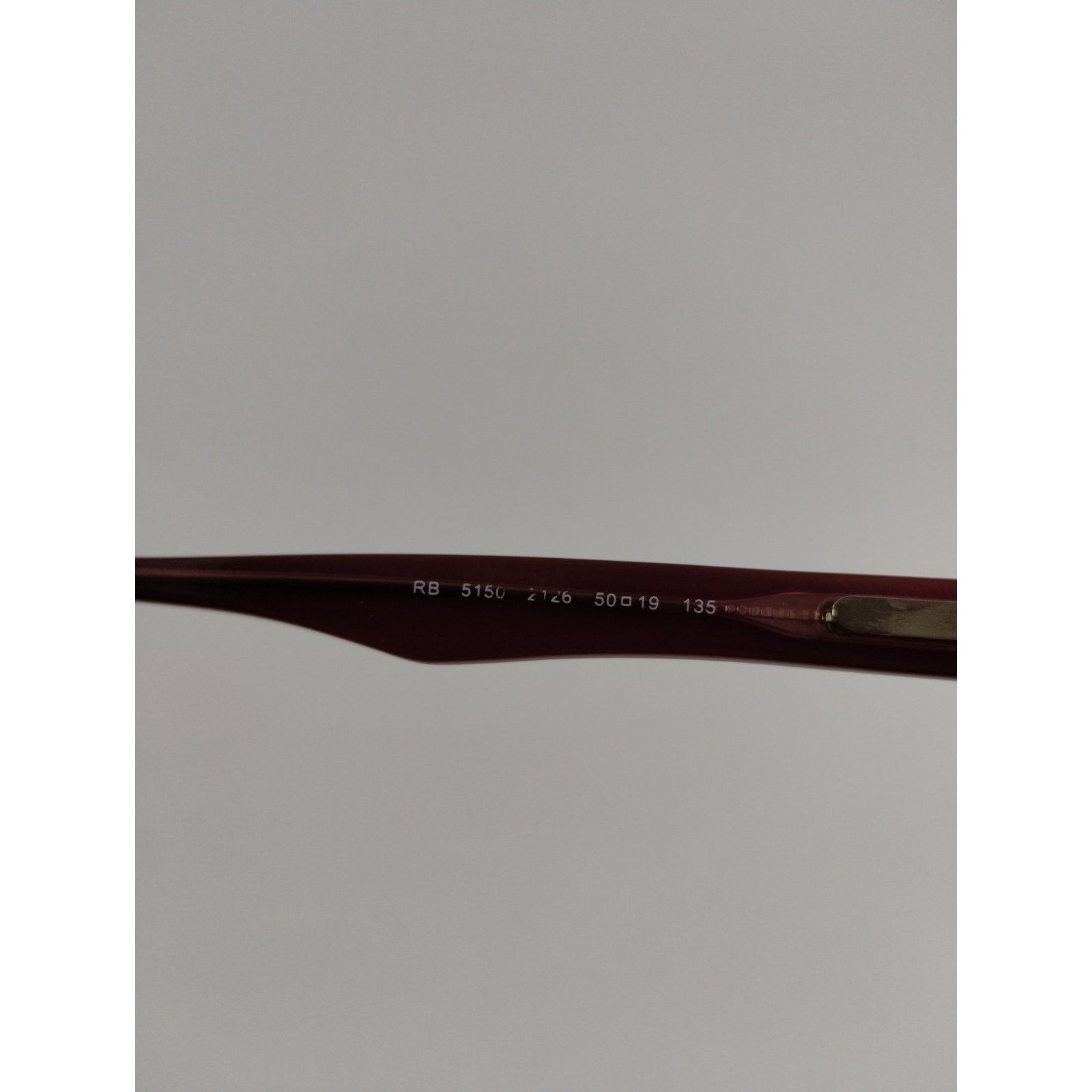 RayBan Ray-Ban RB 5150 2126 Dk Brown Pink Eyeglasses Frames Size ONE SIZE - 6 Thumbnail