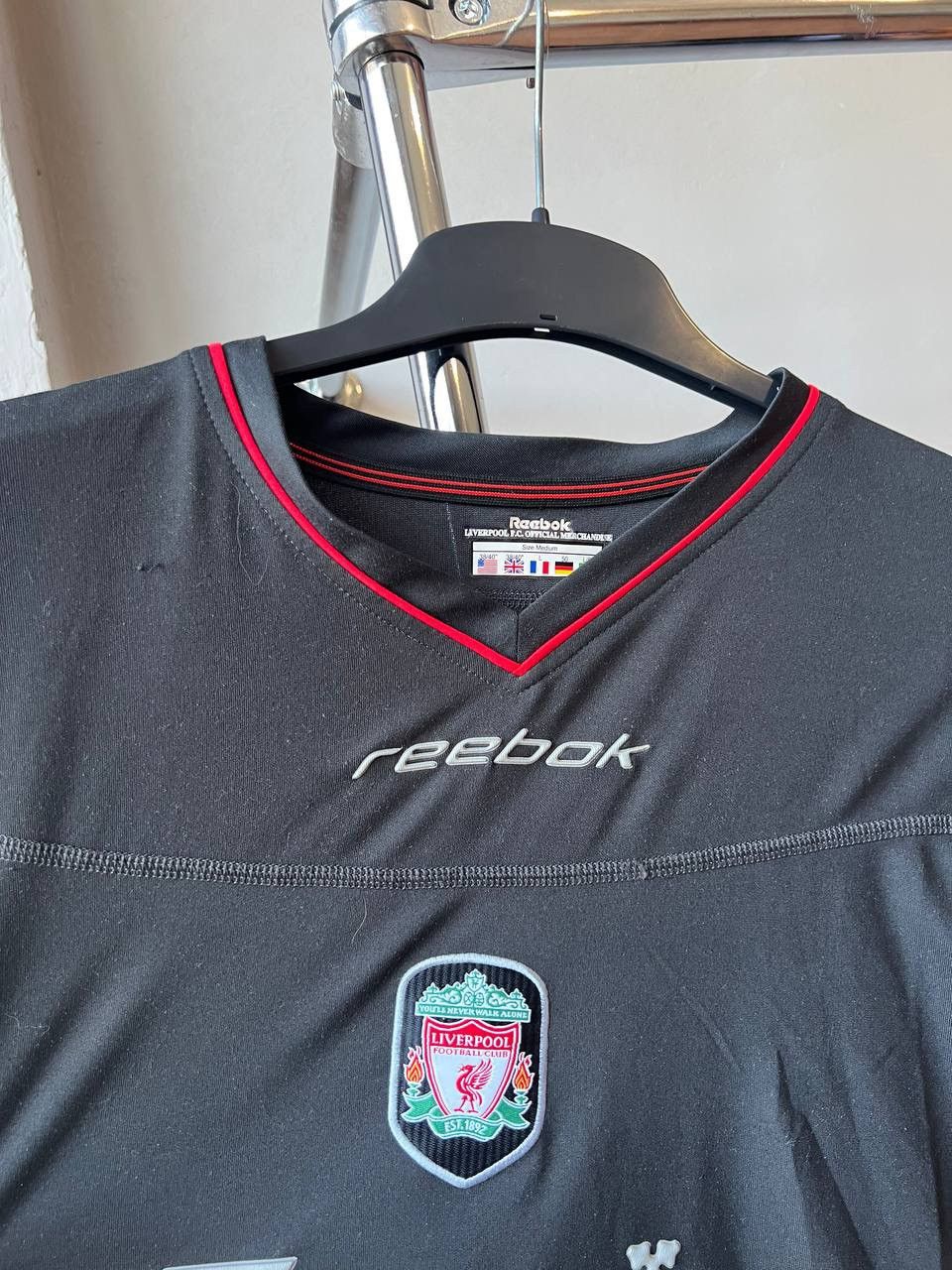 Reebok 2002/03 LIVERPOOL FC #10 OWEN SOCCER FOOTBALL JERSEY SHIRT L Size US L / EU 52-54 / 3 - 4 Thumbnail