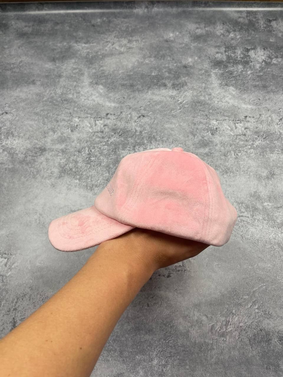 Juicy Couture Juicy Couture Couture Velour Pink Cap Blue Y2K Hat Size ONE SIZE - 4 Thumbnail