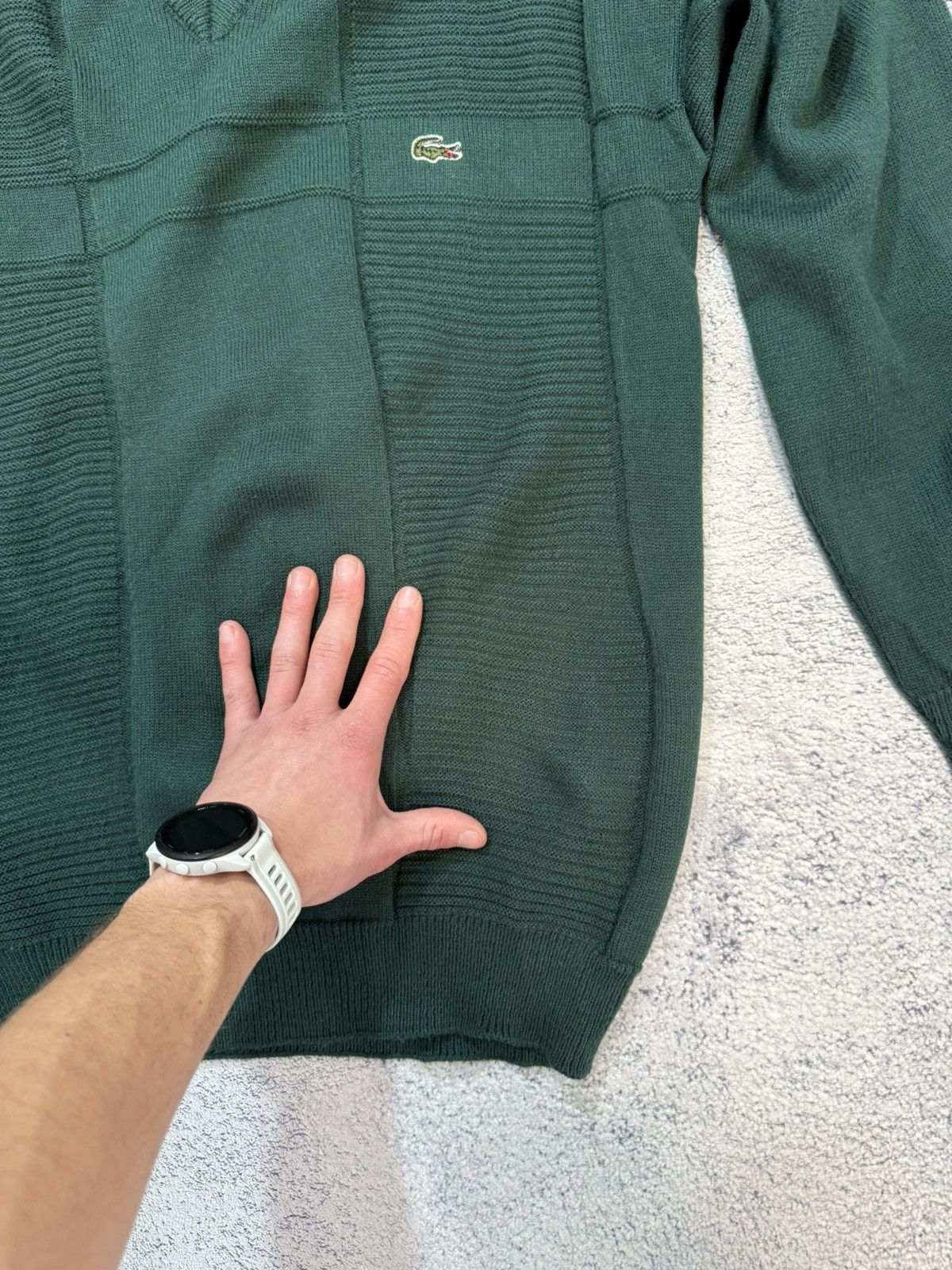 Lacoste Lacoste Chemise Vintage Green Sweater M Made in France Logo Size US M / EU 48-50 / 2 - 14 Thumbnail
