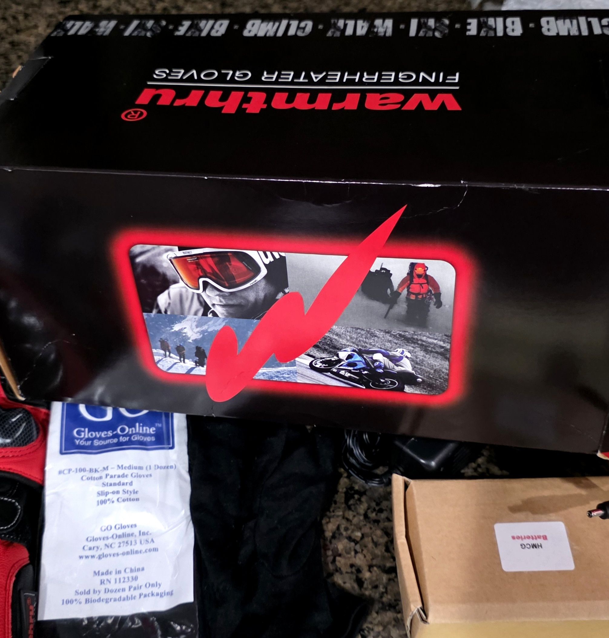 Other Warmthru Heated Motorcycle Leather Gloves Size Medium New Size ONE SIZE - 7 Thumbnail