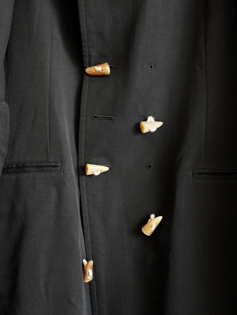 Yohji Yamamoto yohji yamamoto12 AW Double Horn Button Long Jacket 2503-Nex Size US M / EU 48-50 / 2 - 5 Thumbnail
