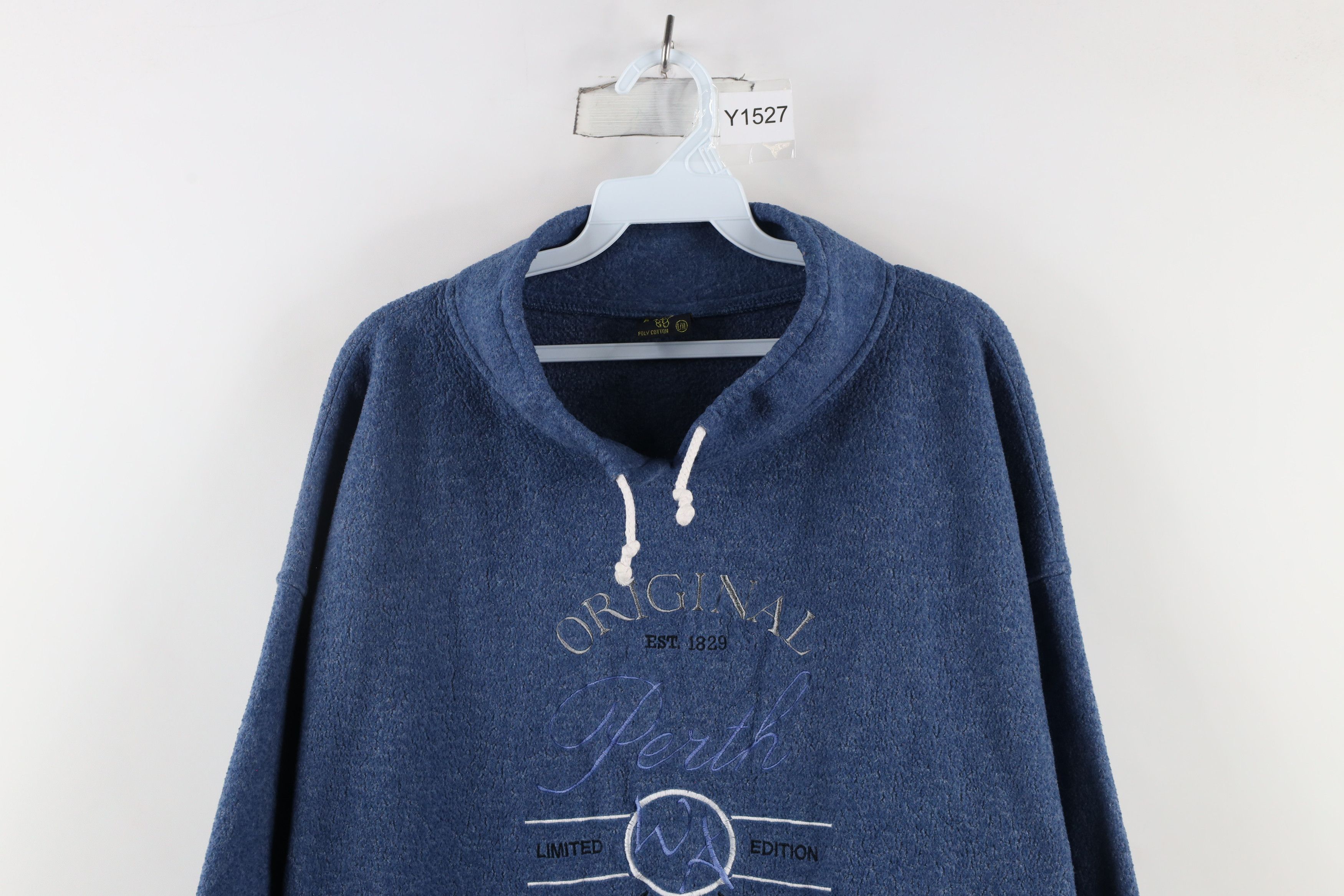 Vintage Vintage 90s Streetwear Out Perth Australia Fleece Sweater Size US L / EU 52-54 / 3 - 2 Thumbnail
