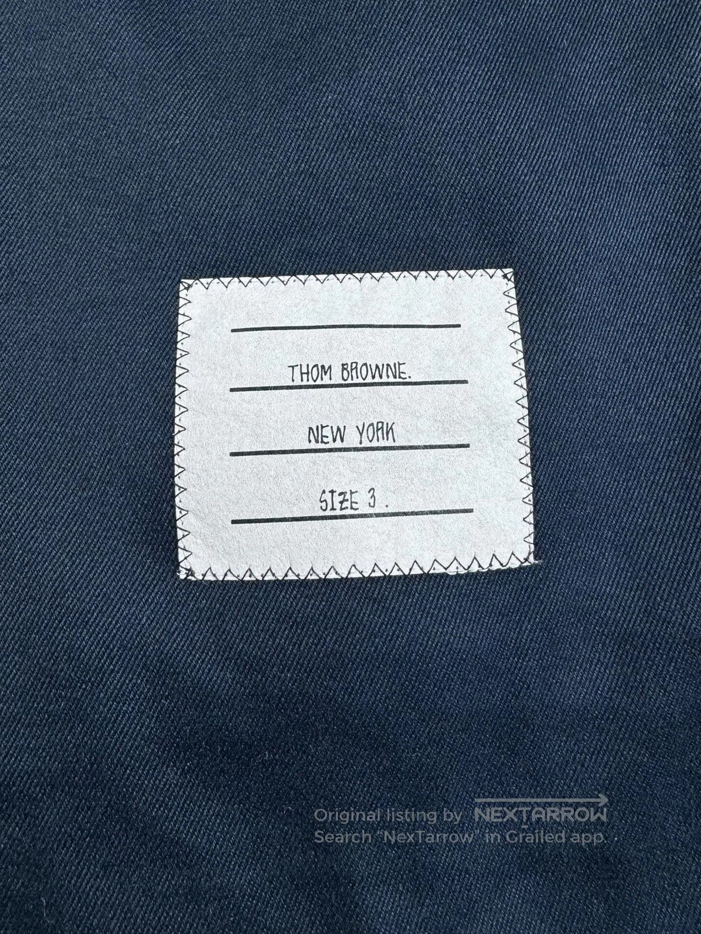Thom Browne Thom Browne Navy Blazer with Stripe Detail. Size US M / EU 48-50 / 2 - 3 Thumbnail