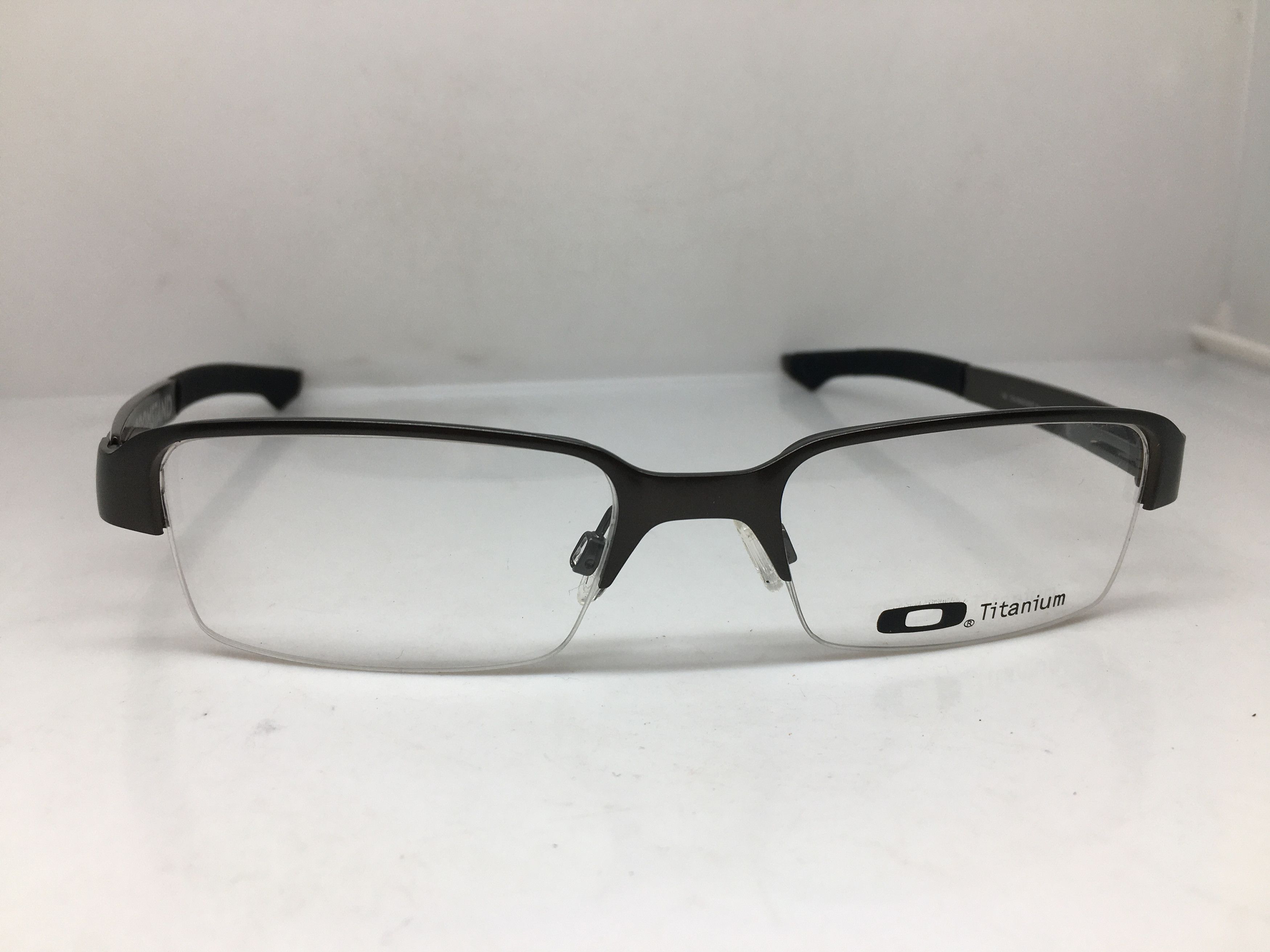 Oakley OAKLEY BOOMSTAND Pewter Half Rim Eyeglasses Size ONE SIZE - 3 Thumbnail