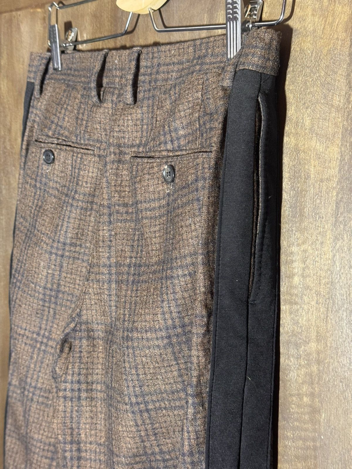 Cerruti 1881 cerruti 1881 runway checks brown wool pants 46 Size US 29 - 7 Thumbnail
