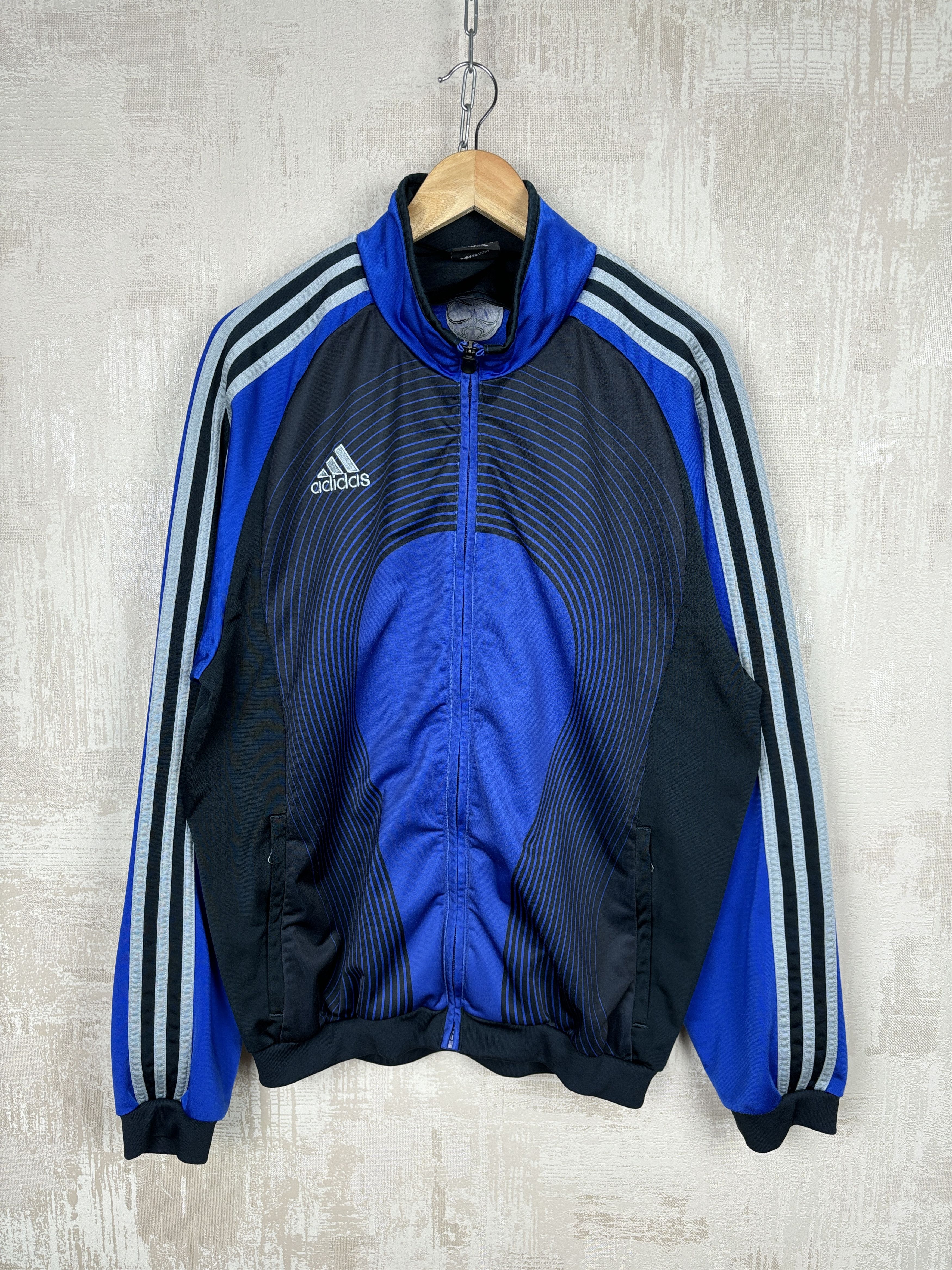Adidas × Vintage 00's Adidas Predator Track Jacket Training Tracksuirt Top Size US L / EU 52-54 / 3 - 1 Thumbnail