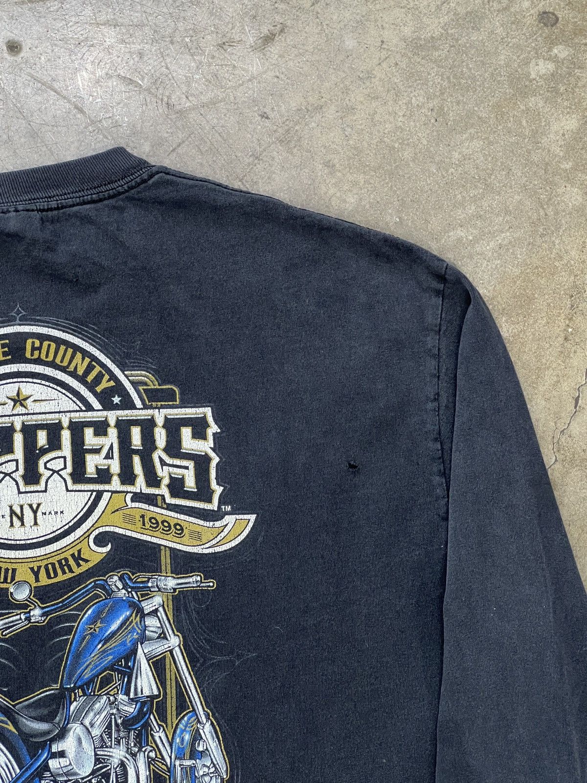 Harley Davidson Vintage 2005 Choppers Orange County Motorcycle Tee XL Size US XL / EU 56 / 4 - 8 Thumbnail