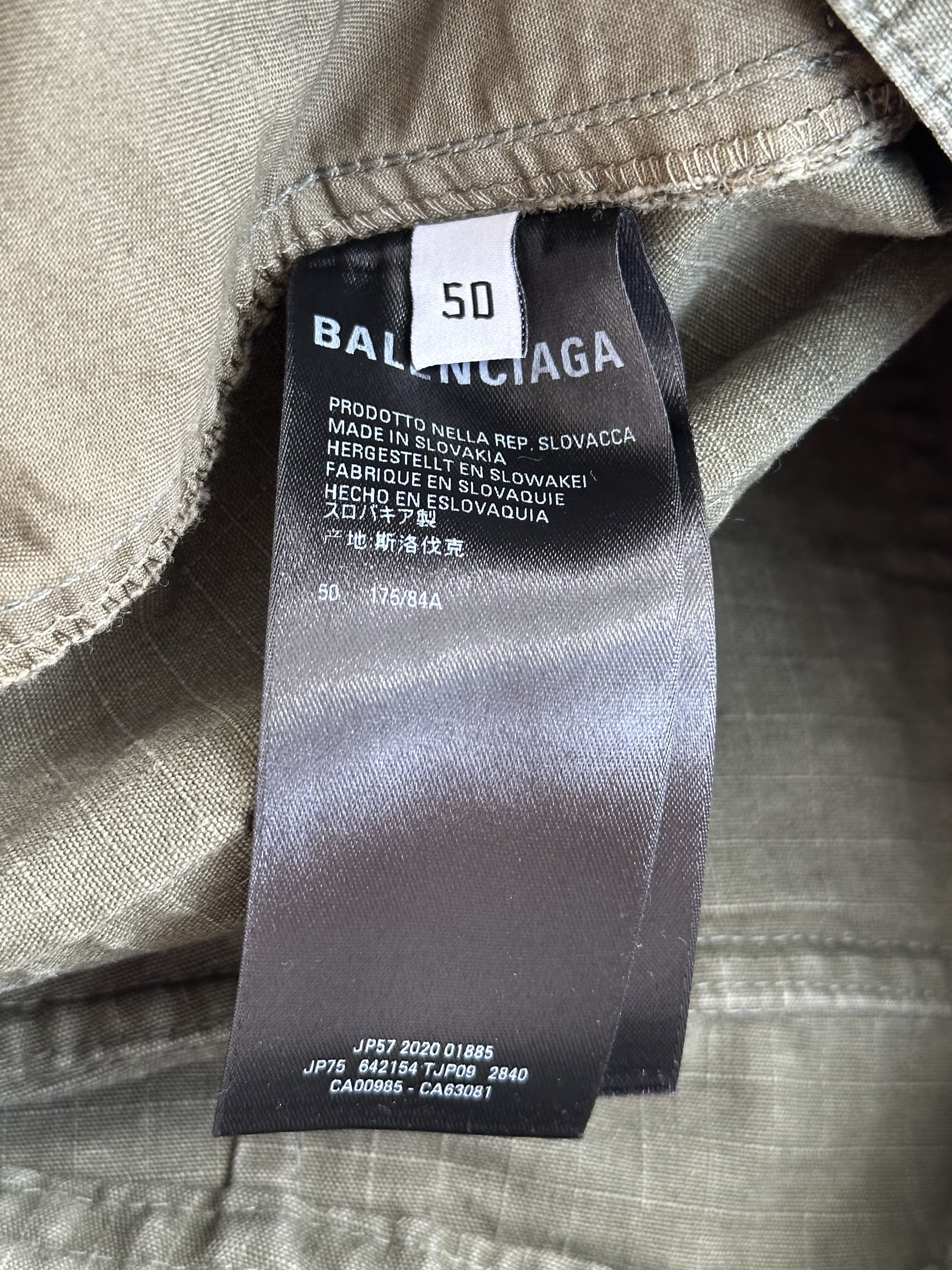 Balenciaga Balenciaga Olive Cargo Pants Size US 32 / EU 48 - 4 Thumbnail