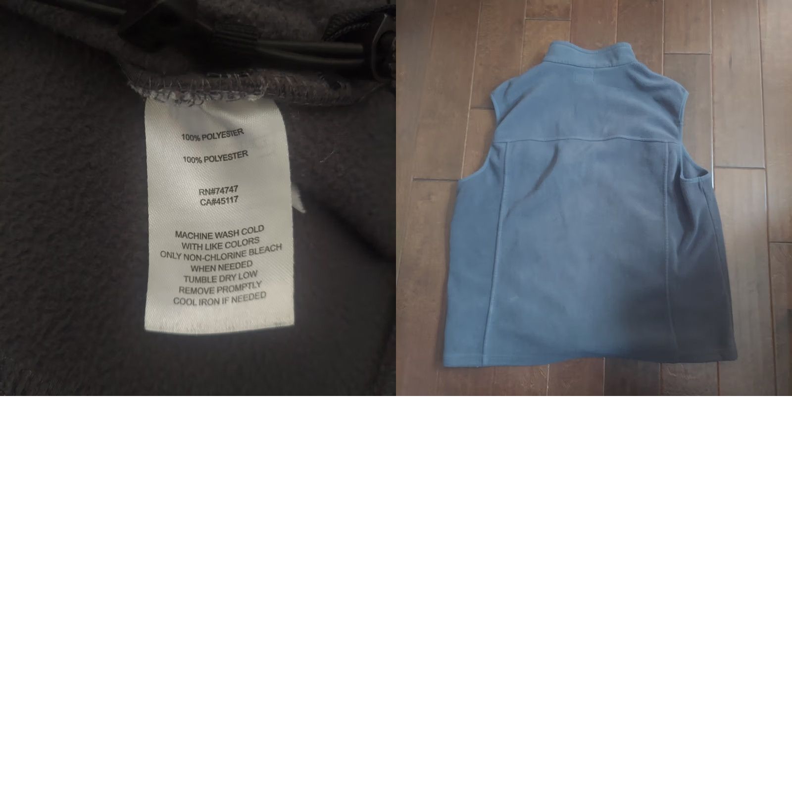 Bass Pro Shops Bass Pro Shops Vest Mens Sleeveless Gray Fleece Full Zip Front XL, Pockets, Thermal, Outdoor Fishing, Regular Fit, Polyester, China, Casual, Travel Size US XL / EU 56 / 4 - 9 Thumbnail